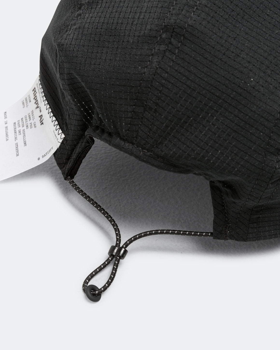 Satisfy - Rippy Air Trail Cap - Black - Up There Athletics