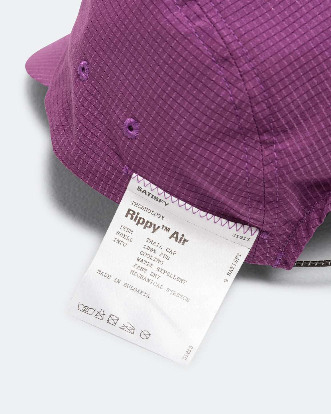Satisfy - Rippy Air Trail Cap - Violet - Up There Athletics