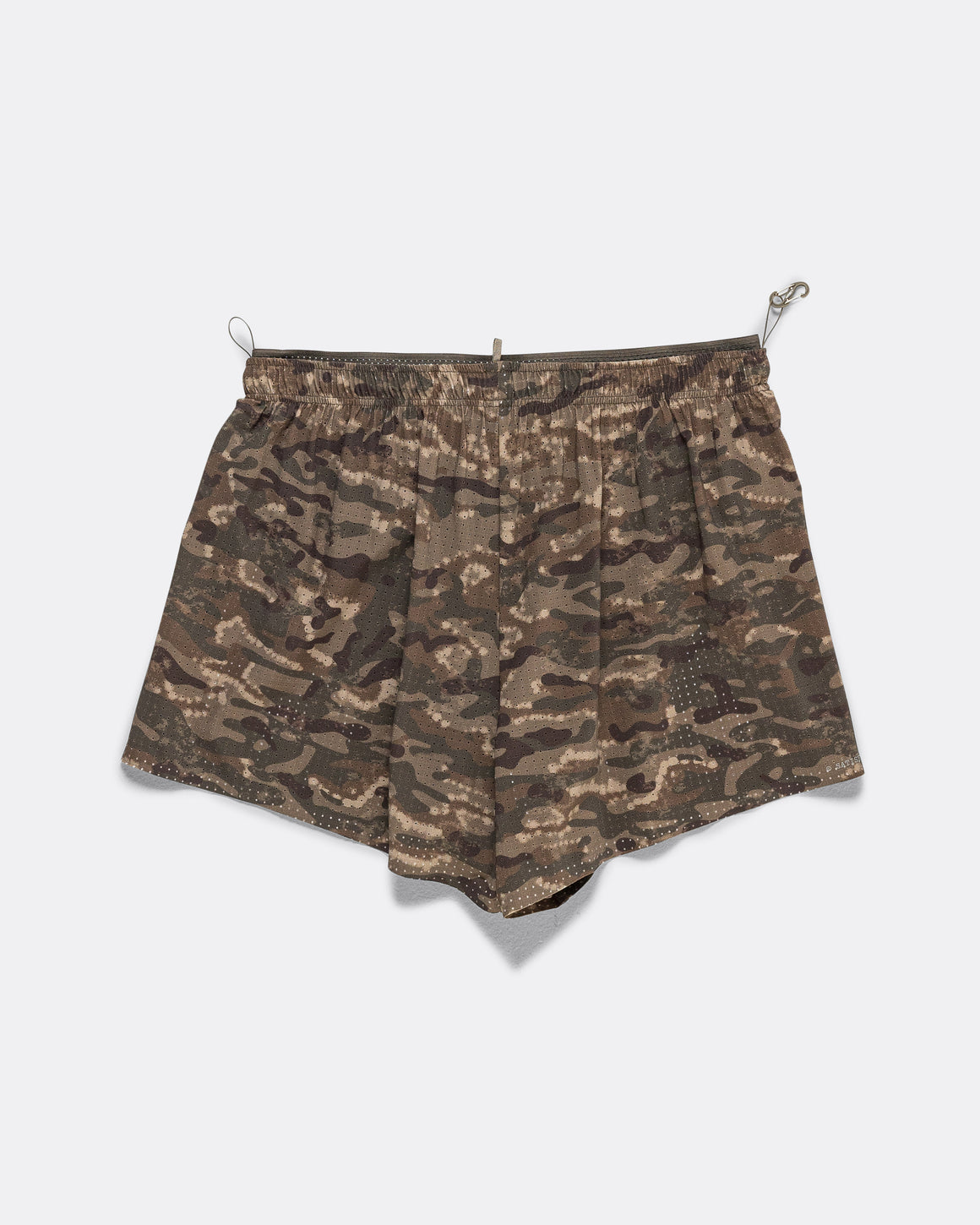 Satisfy - Space-O 2.5in Shorts - Overland Trek Camo - Up There Athletics