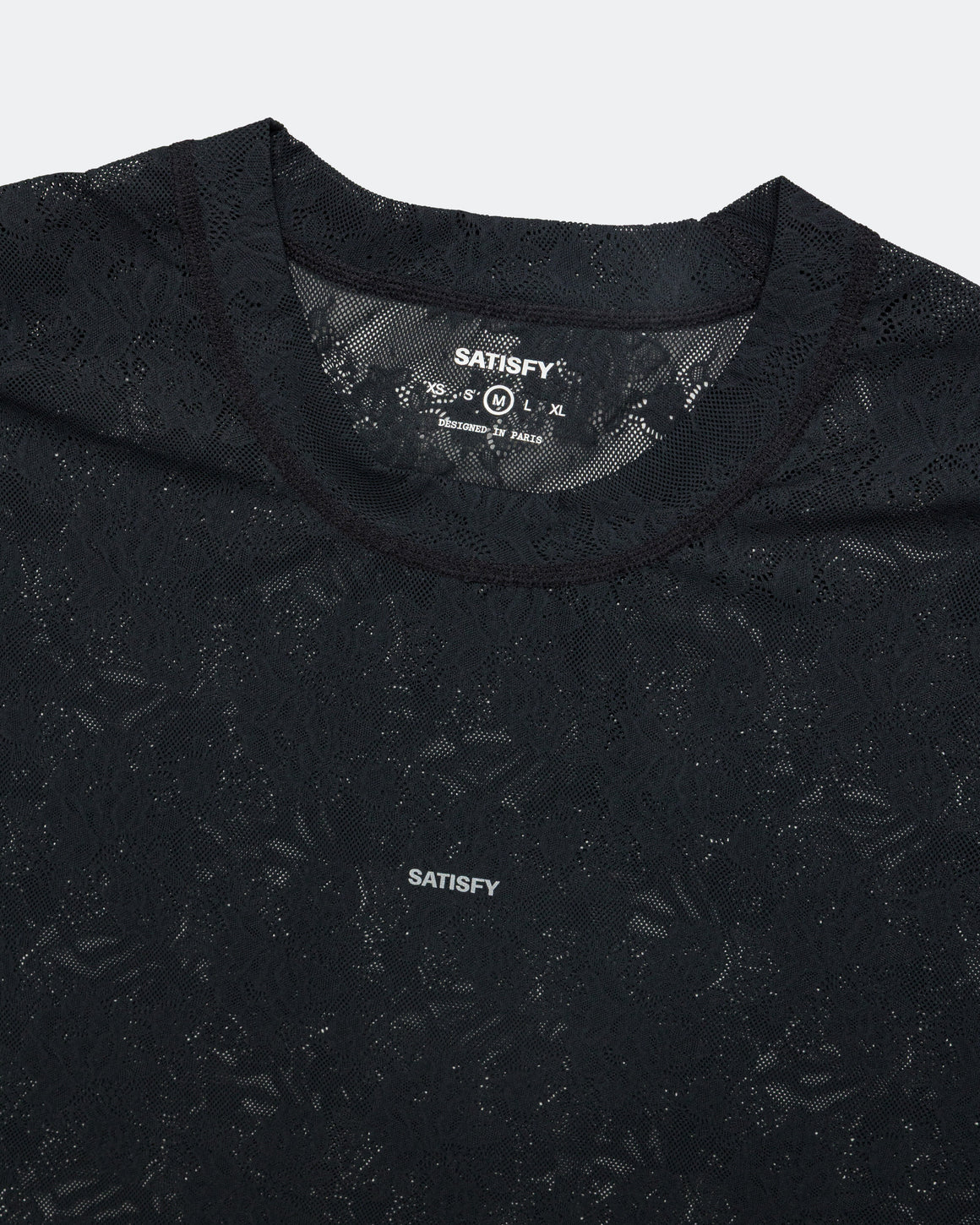Satisfy - Space-Lace T-Shirt - Black - Up There Athletics