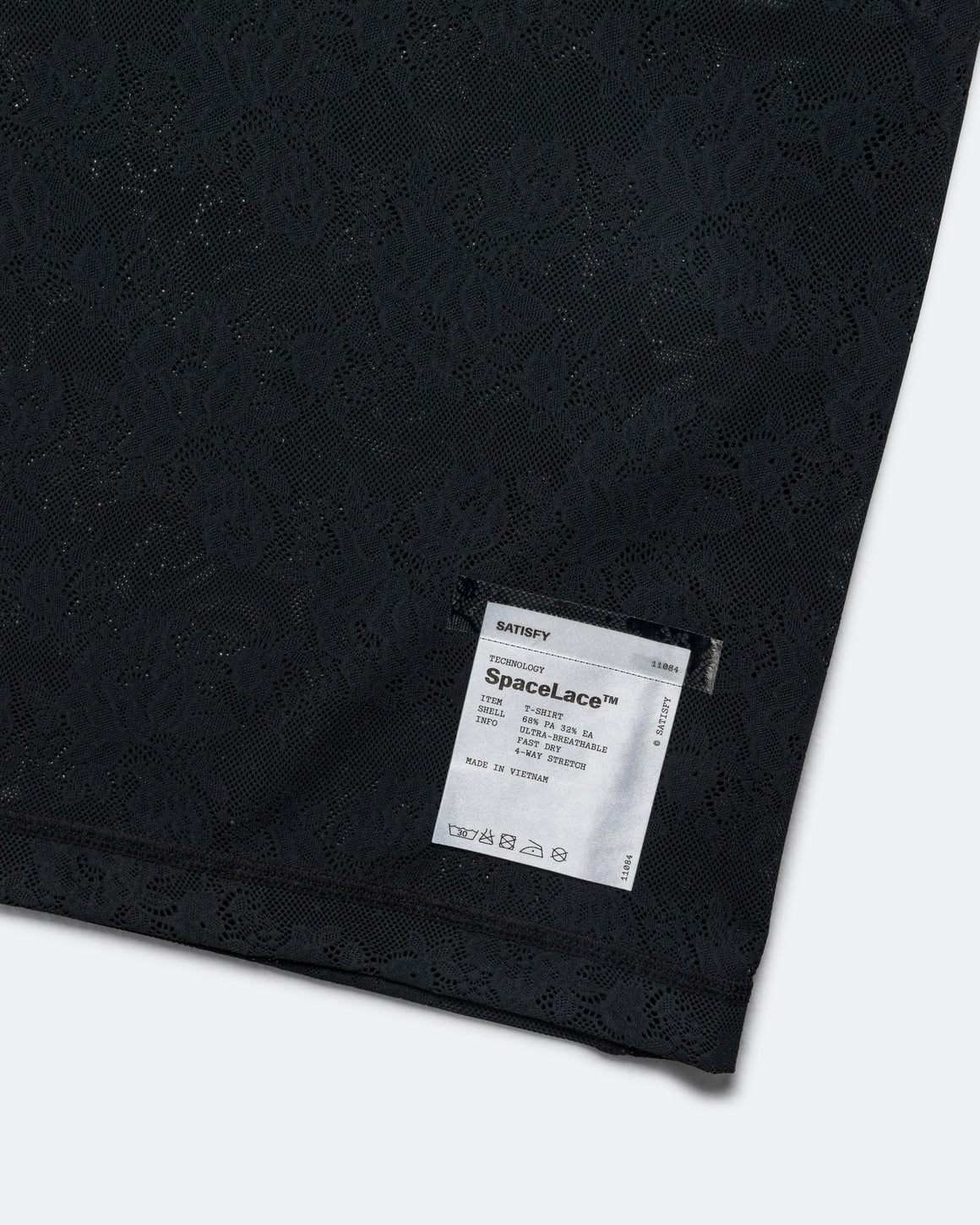 Satisfy - Space-Lace T-Shirt - Black - Up There Athletics