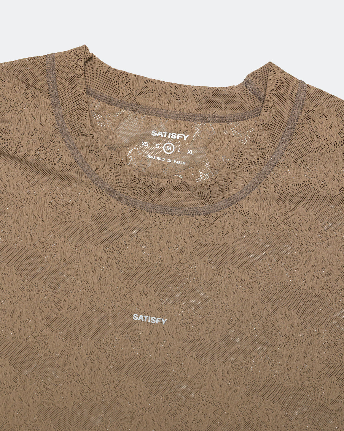 Satisfy - Space-Lace T-Shirt - Shitake - Up There Athletics