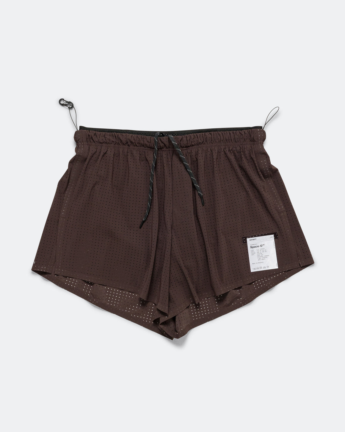 Satisfy - Space-O 2.5in Shorts - Deep Mahogany - Up There Athletics