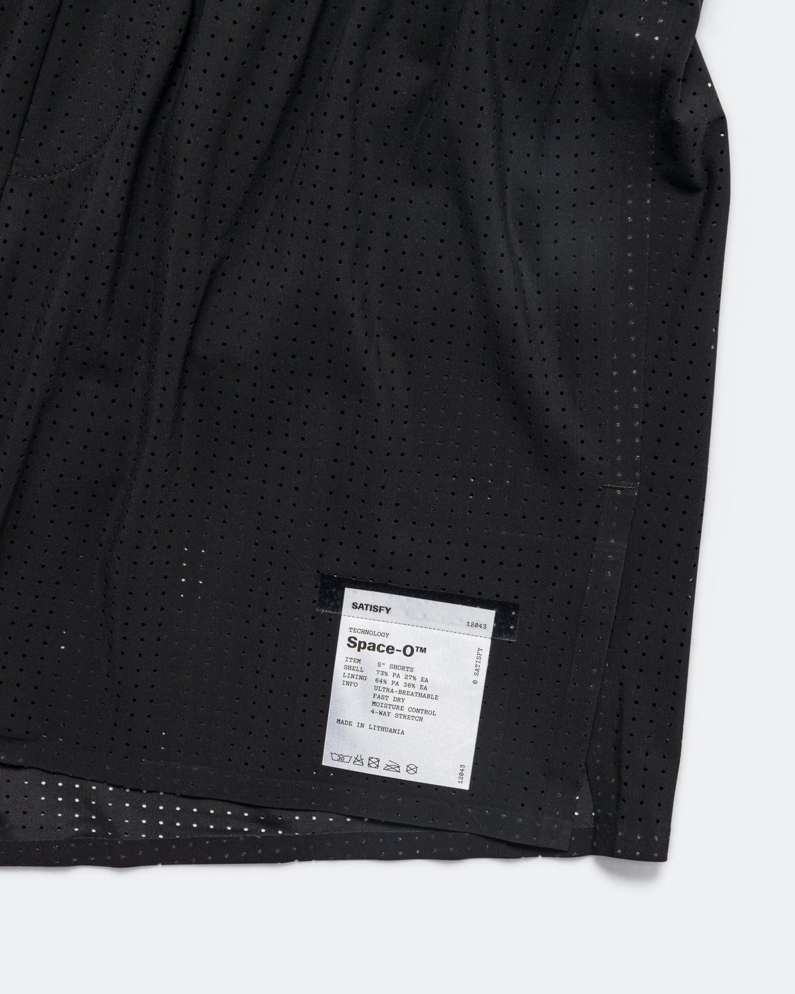 Satisfy - Space-O 5in Shorts - Black - Up There Athletics