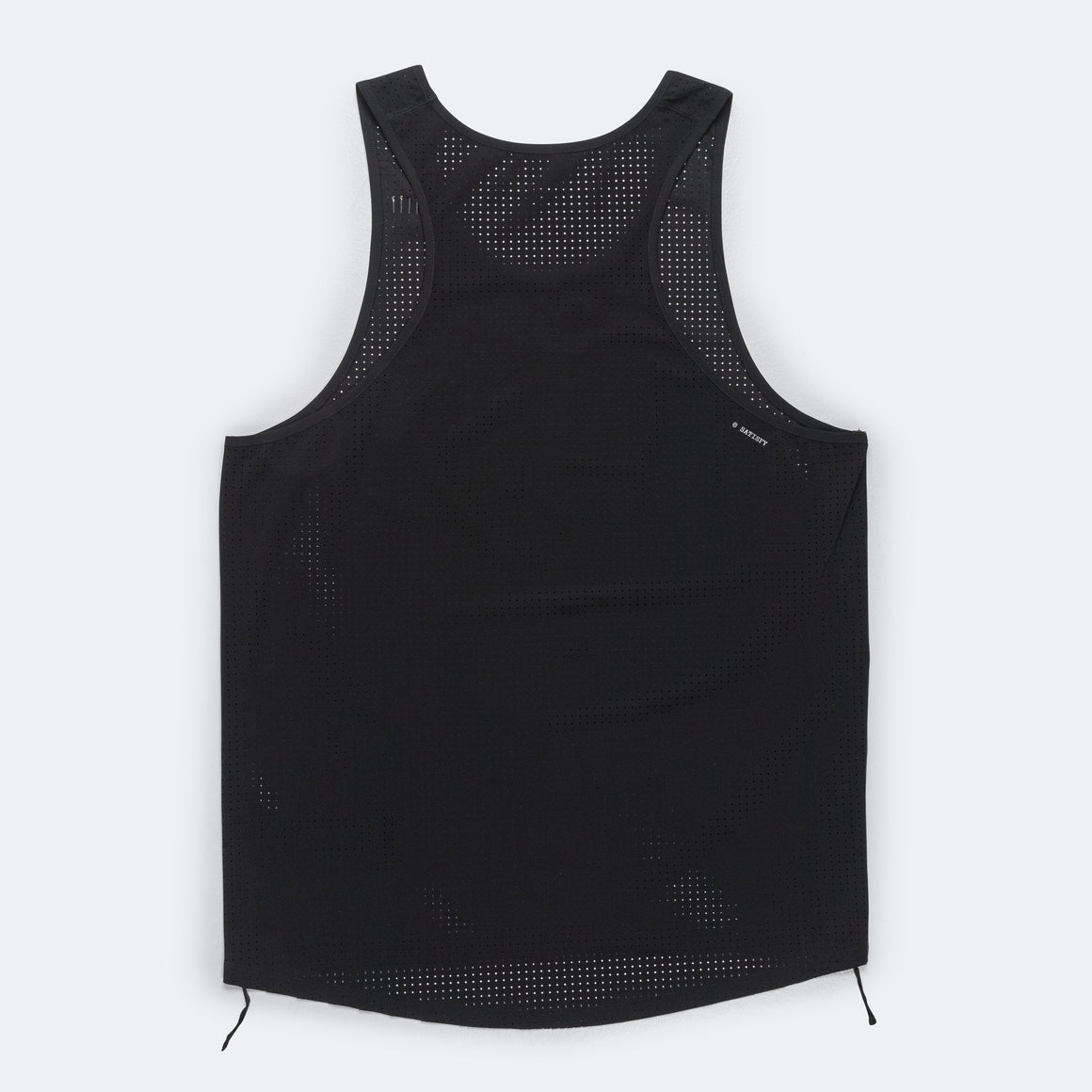 Satisfy - Space-O Singlet - Black - Up There Athletics