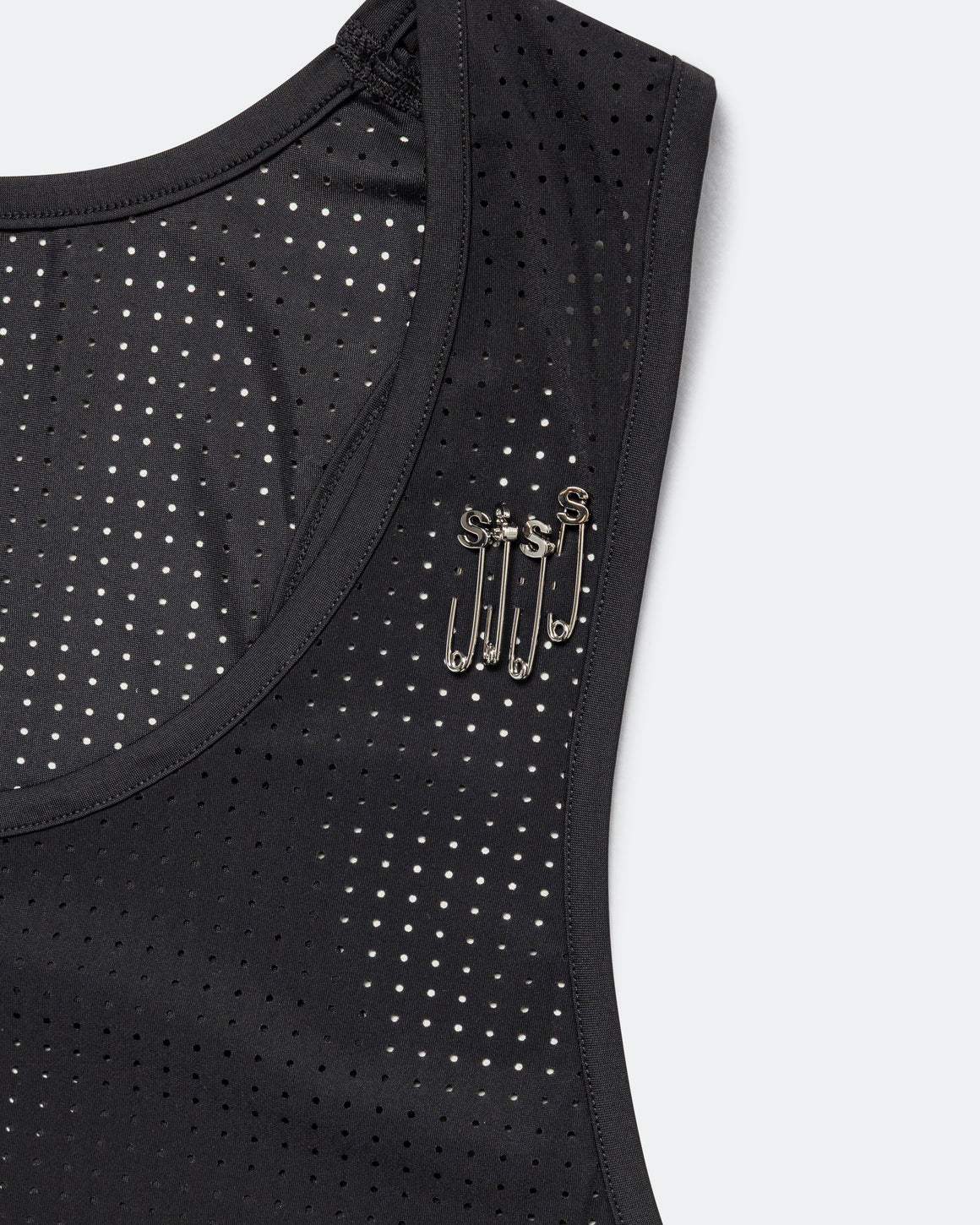 Satisfy - Space-O Singlet - Black - Up There Athletics