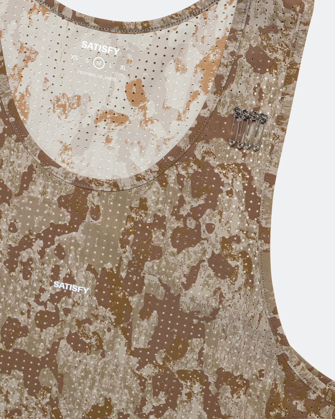 Satisfy - Space-O Singlet - Camo - Up There Athletics