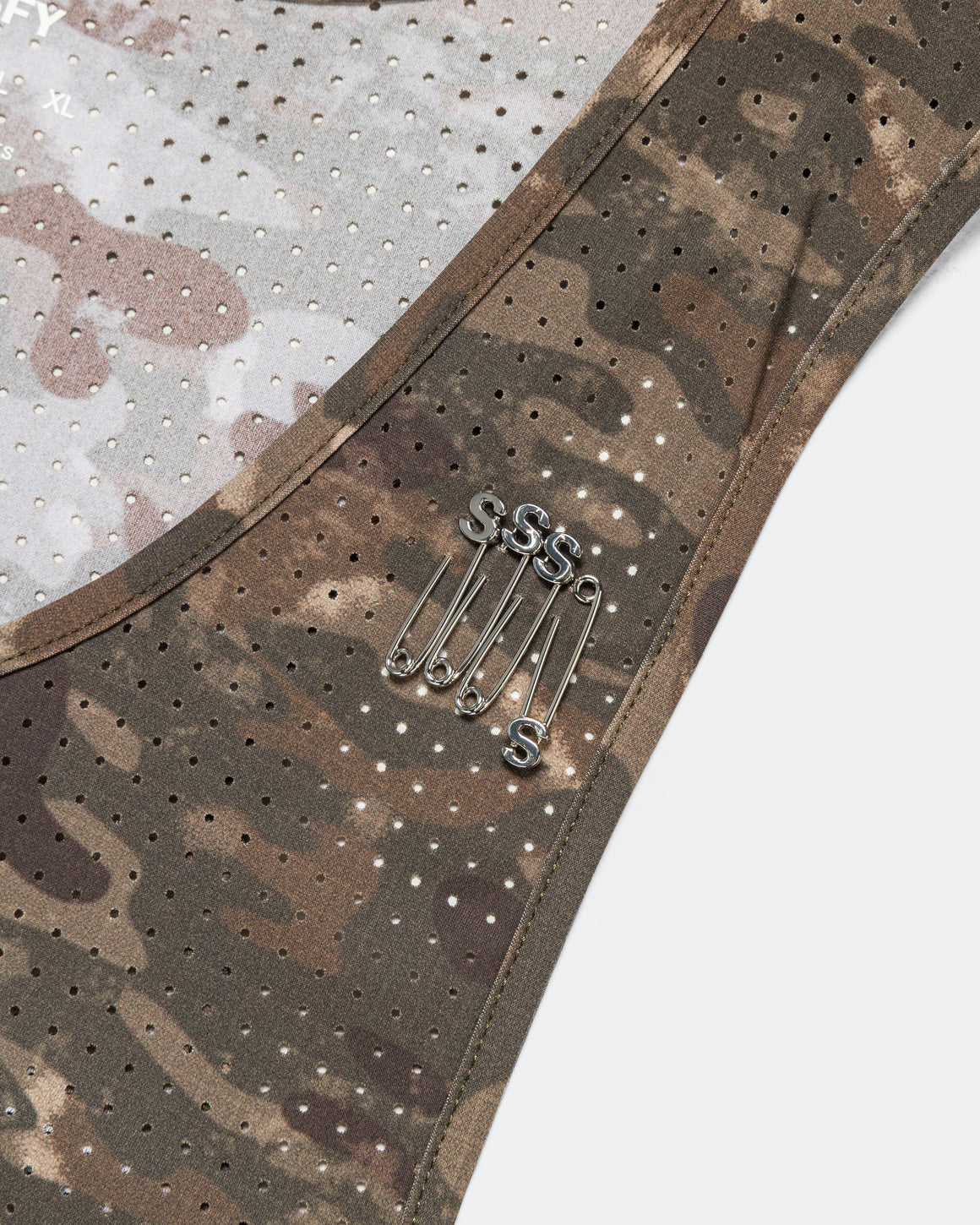 Satisfy - Space-O Singlet - Overland Trek Camo - Up There Athletics