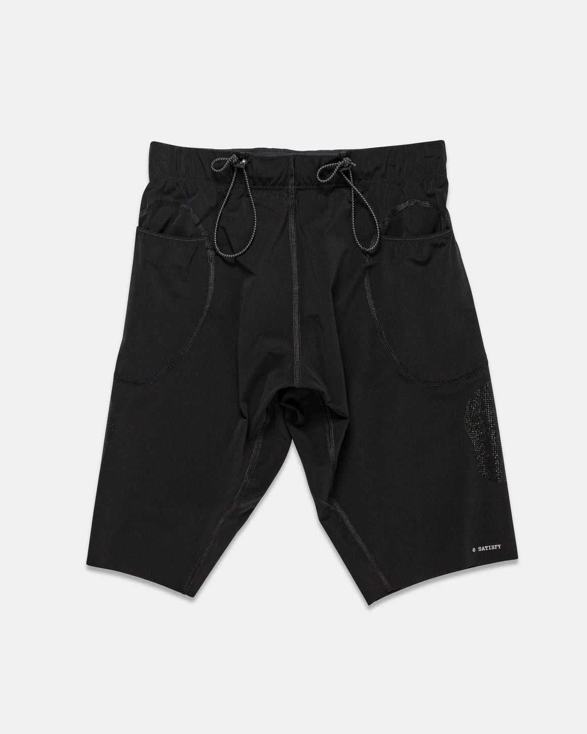 Satisfy - TechSilk Drift Cordura 9 Half Tights - Black - Up There Athletics