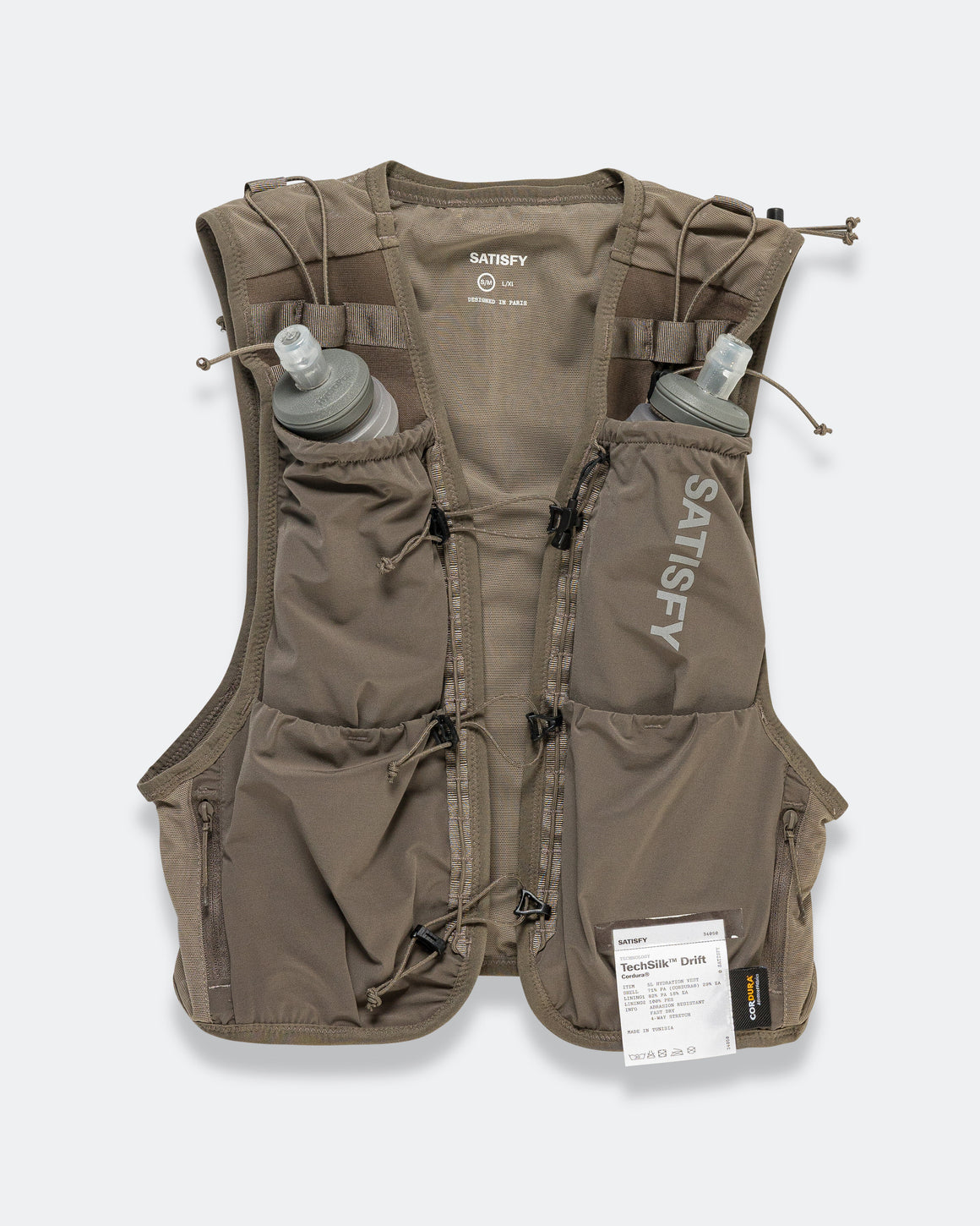 Satisfy - TechSilk Drift Cordura 5L Hydration Vest - Falcon - Up There Athletics