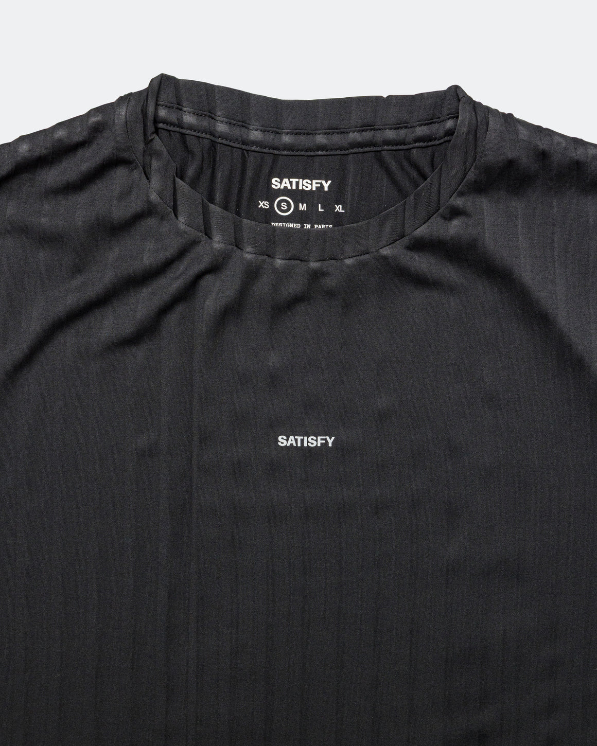 Satisfy - Womens AuraLite Pleated T-Shirt - Black - Up There Athletics