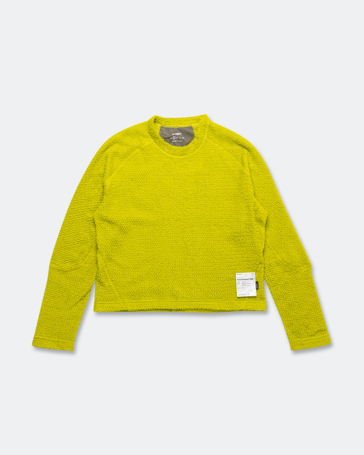 Satisfy - Womens FuzzFleece AD Long Tee - Grenoble Green - Up There Athletics