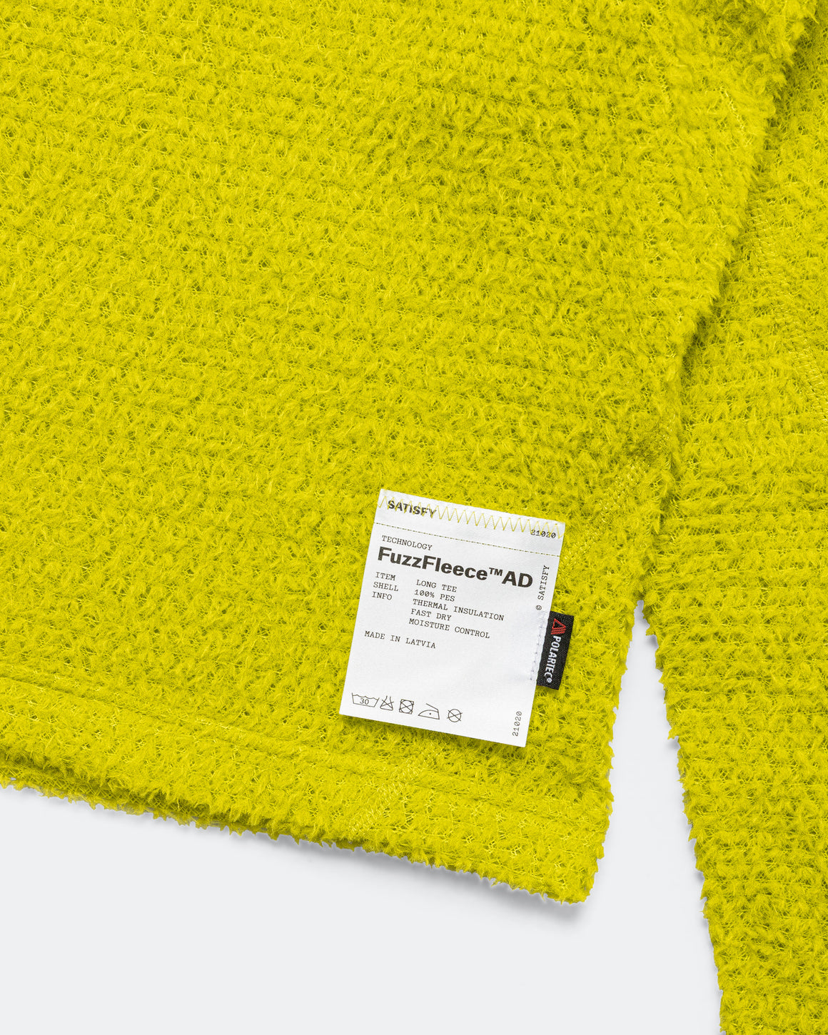 Satisfy - Womens FuzzFleece AD Long Tee - Grenoble Green - Up There Athletics