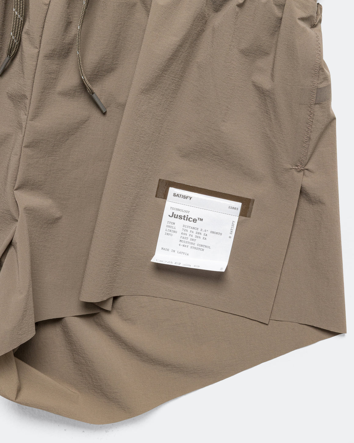 Satisfy - Womens Justice Distance 2.5in Shorts - Falcon - Up There Athletics