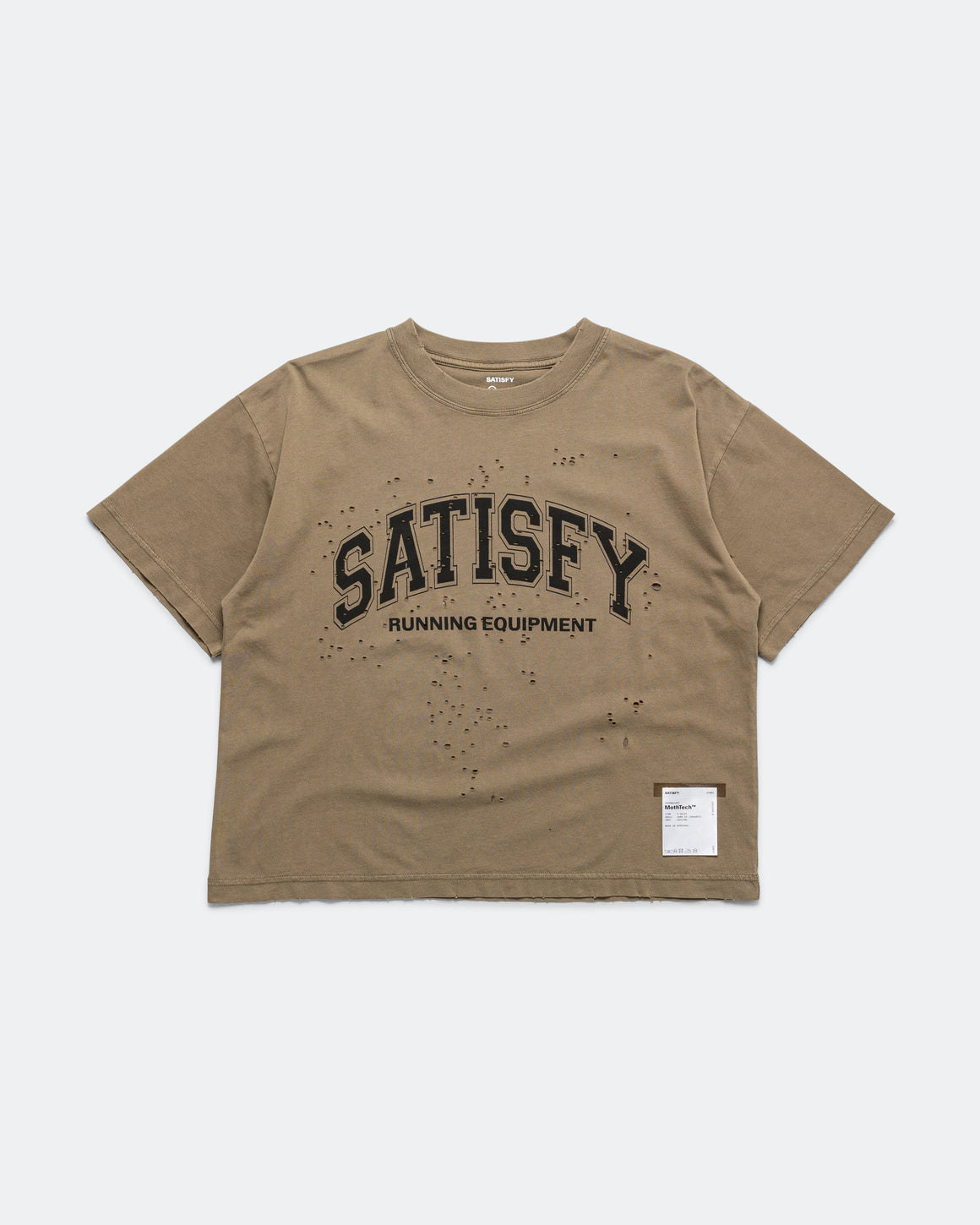 Satisfy - Womens MothTech 'Running Equipment' T-Shirt - Aged Falcon - Up There Athletics