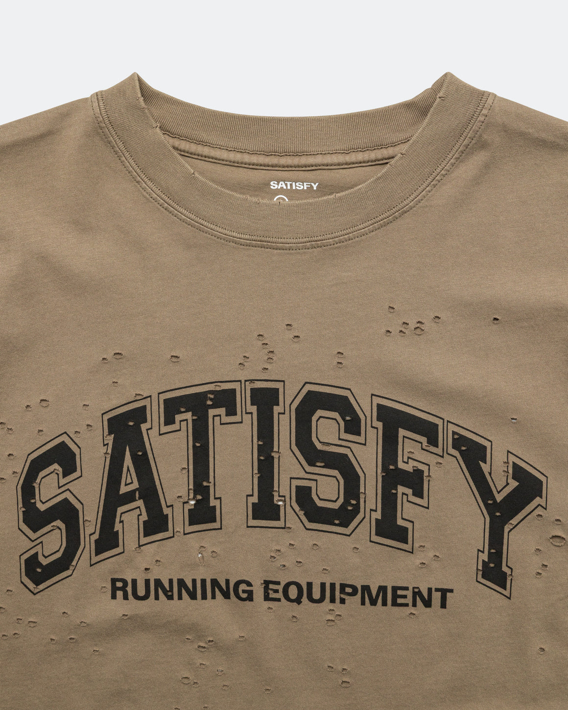 Satisfy - Womens MothTech 'Running Equipment' T-Shirt - Aged Falcon - Up There Athletics