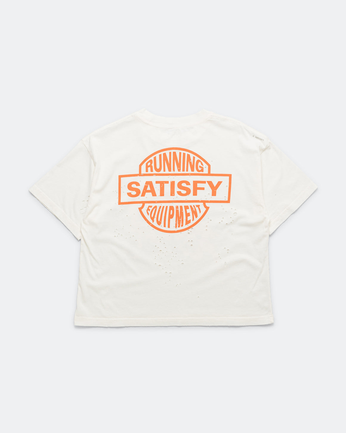 Satisfy - Womens MothTech 'Spirit of the Wild' T-Shirt - Off White - Up There Athletics