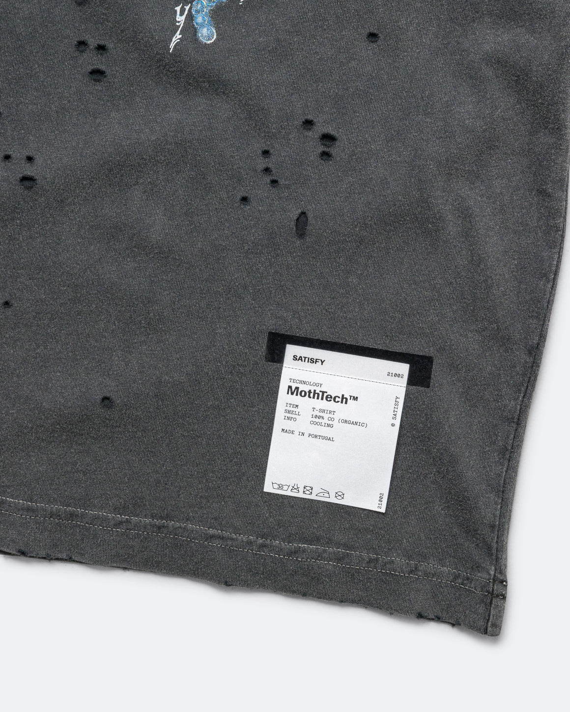 Satisfy - Womens MothTech 'Trail Master' T-Shirt - Aged Black - Up There Athletics