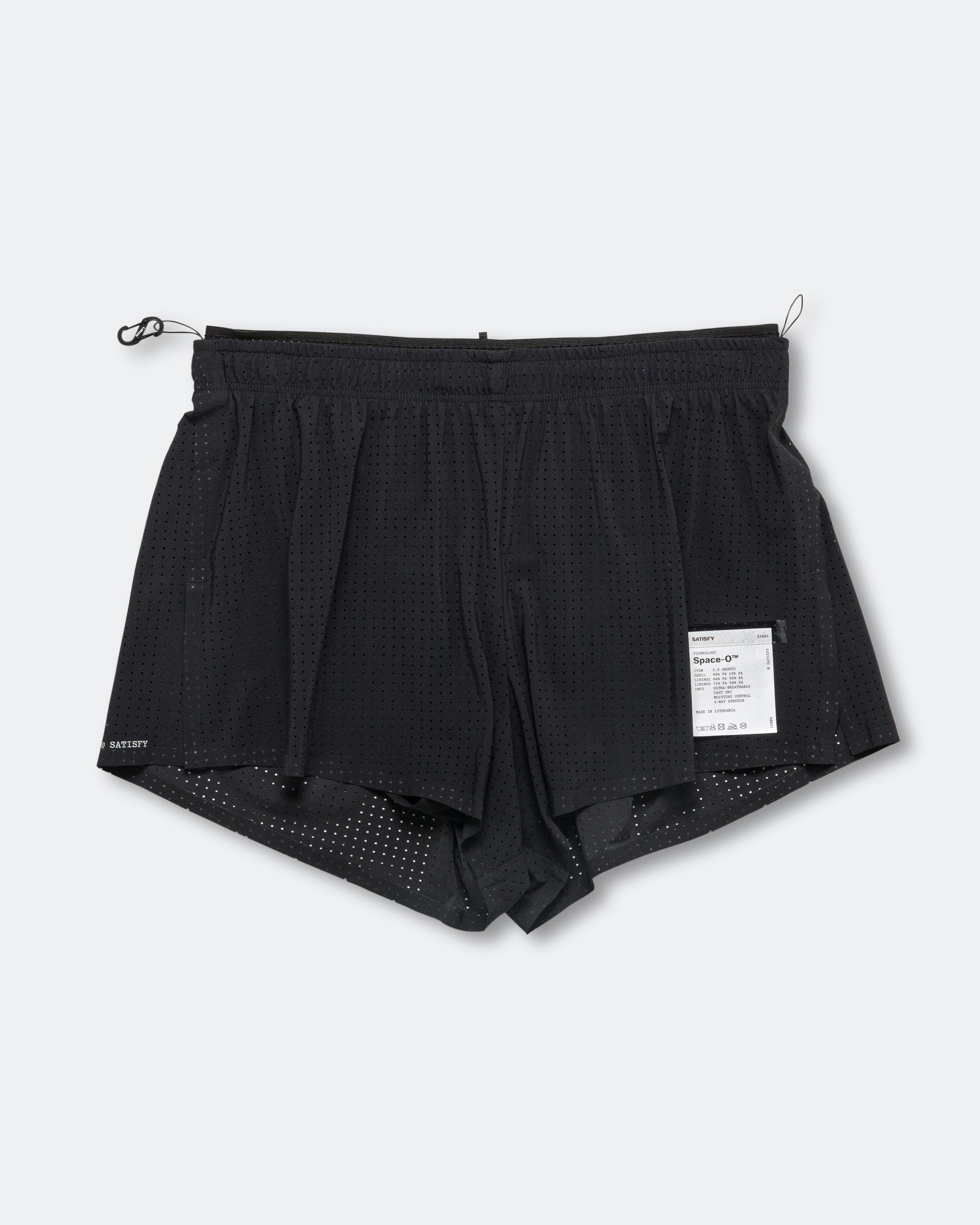 Satisfy - Womens Space-O 2.5in Shorts - Black | Up There Athletics