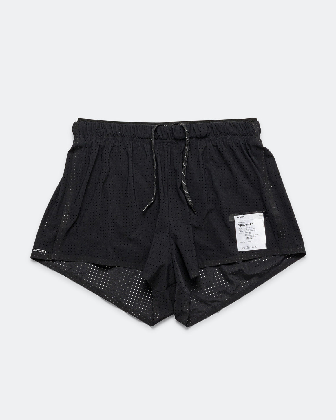 Satisfy - Womens Space-O 2.5in Shorts - Black - Up There Athletics
