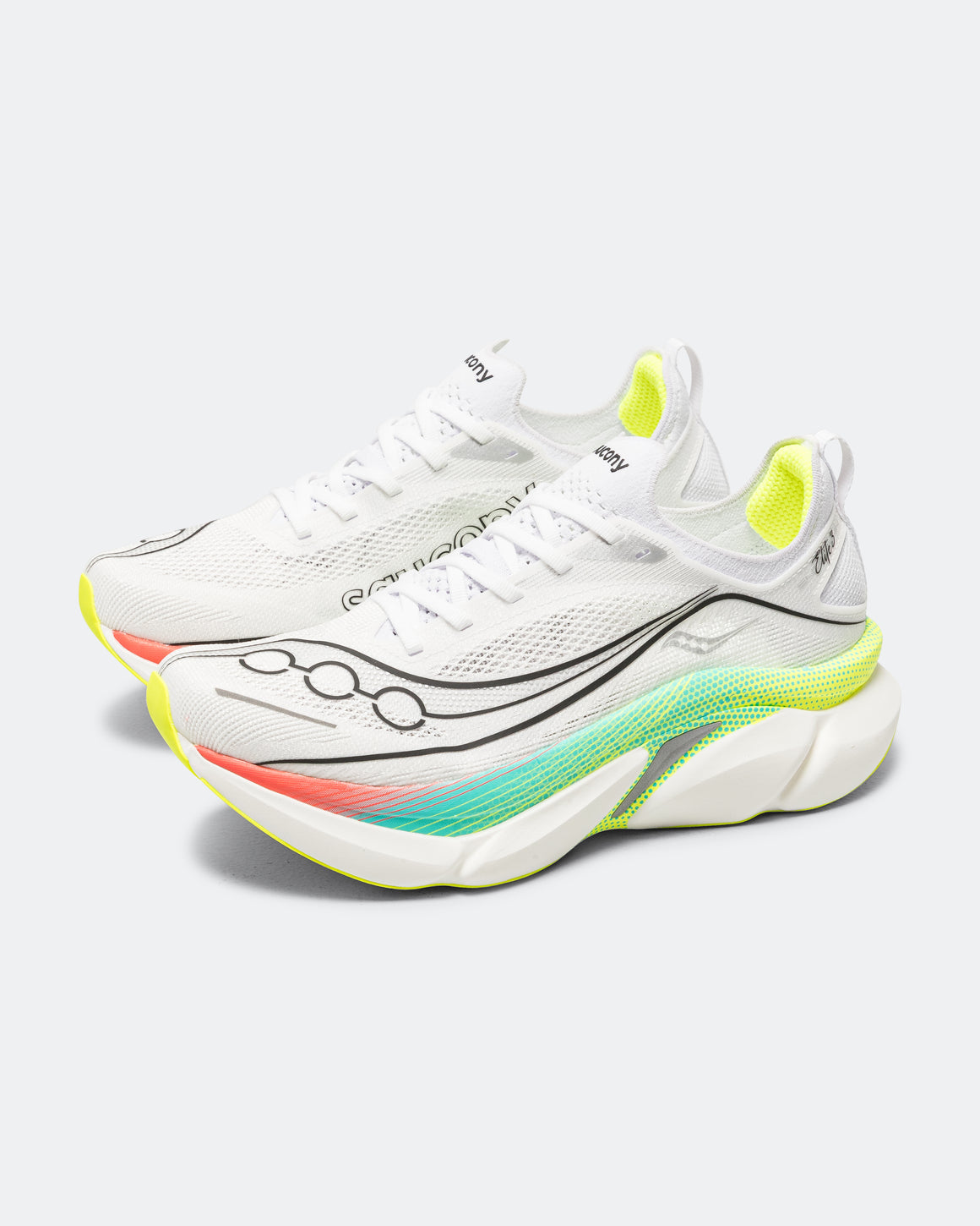 Saucony - Endorphin Elite 3 - White/Multi - Up There Athletics