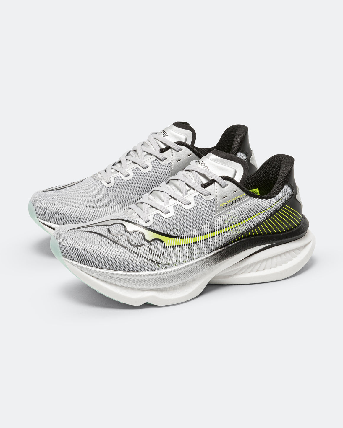 Saucony - Mens Endorphin Azura - Silver/Black - Up There Athletics