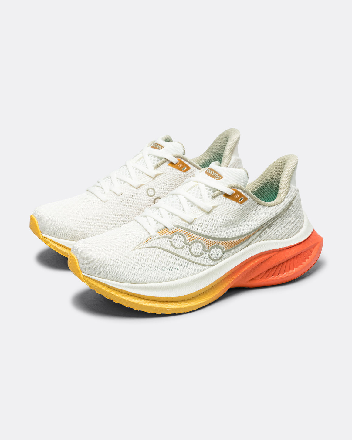 Saucony - Mens Endorphin Speed 5 - Ivory/Fire - Up There Athletics