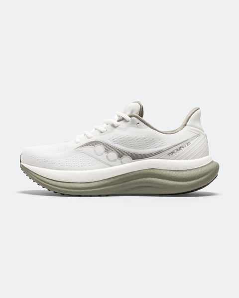 Saucony - Mens Triumph 23 - White/Laurel | Up There Athletics display picture 1