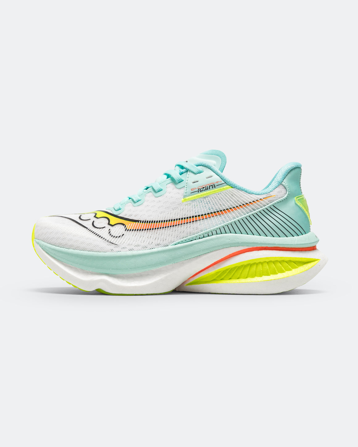 Saucony - Womens Endorphin Azura - White/Splash - Up There Athletics