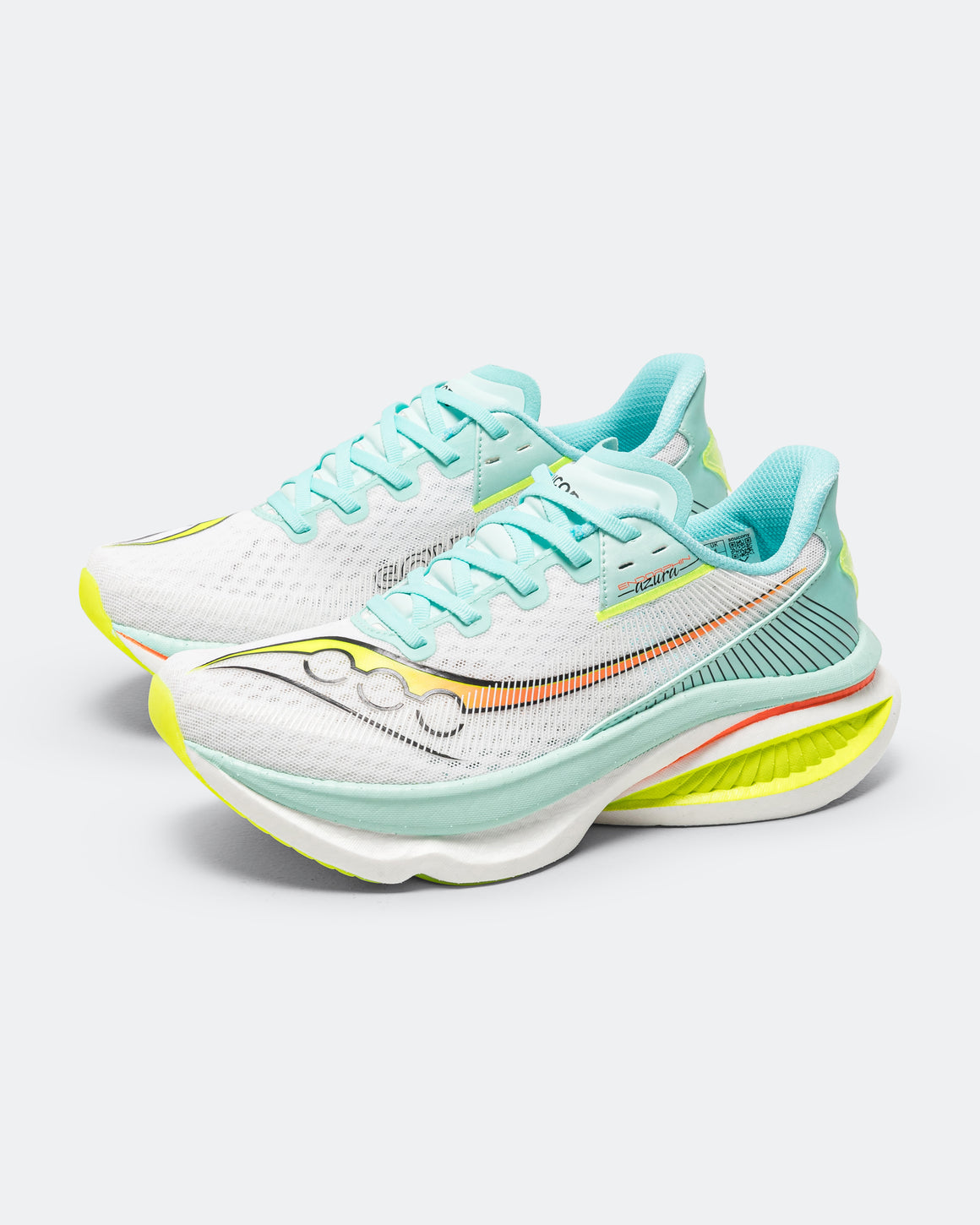 Saucony - Womens Endorphin Azura - White/Splash - Up There Athletics