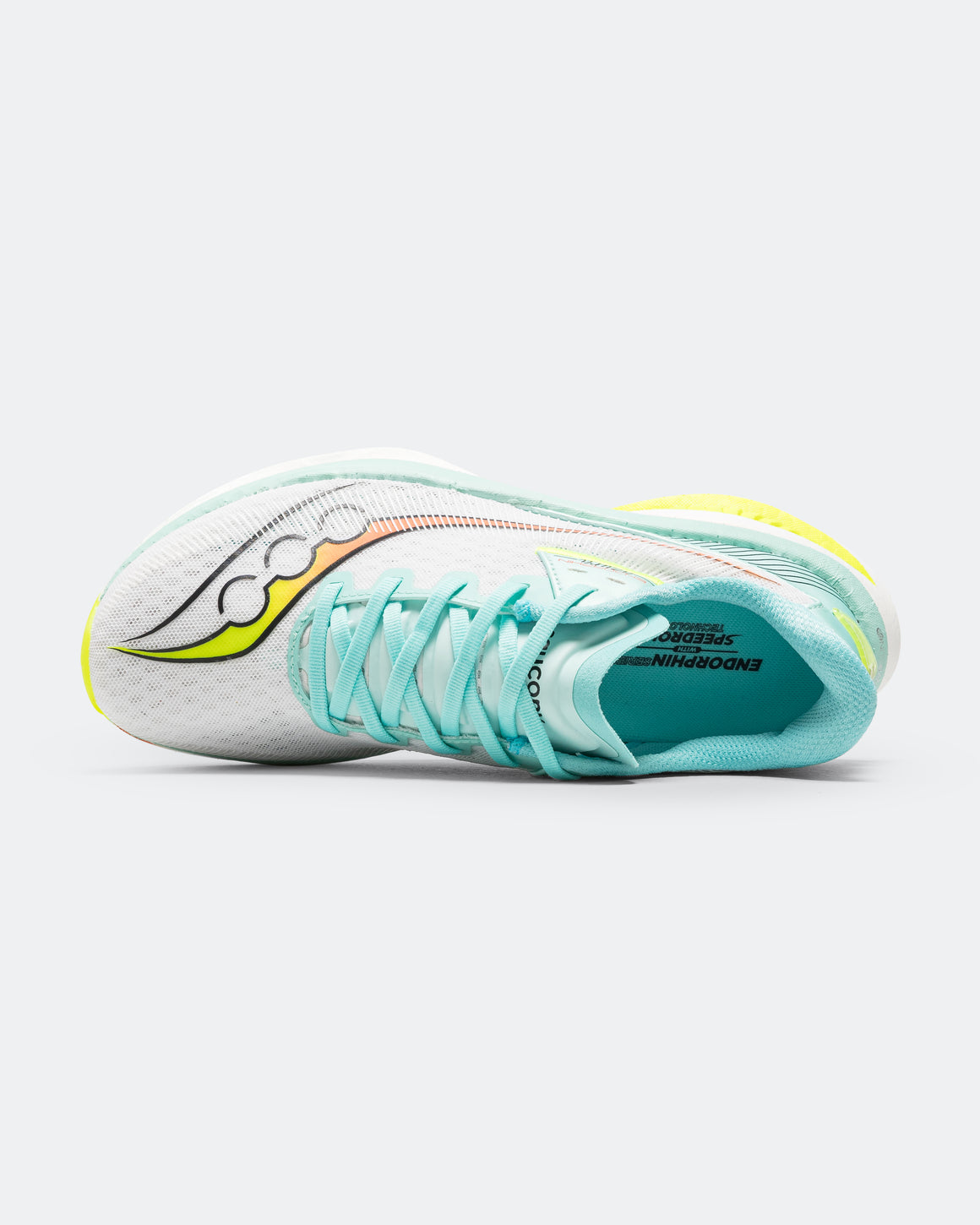 Saucony - Womens Endorphin Azura - White/Splash - Up There Athletics