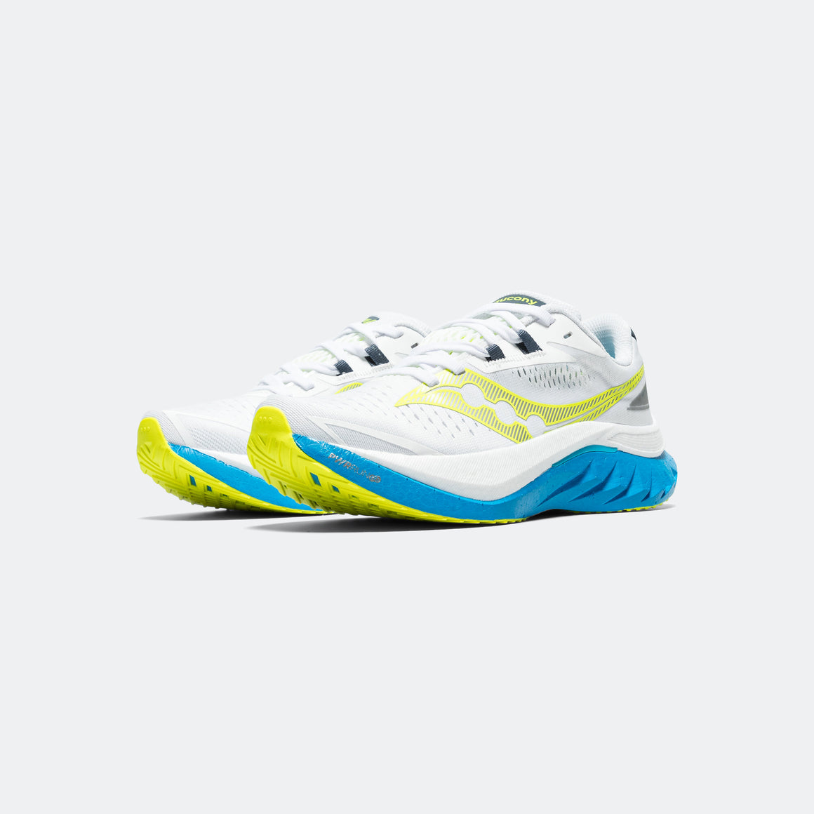 Saucony - Womens Endorphin Speed 4 - White/Viziblue - Up There Athletics