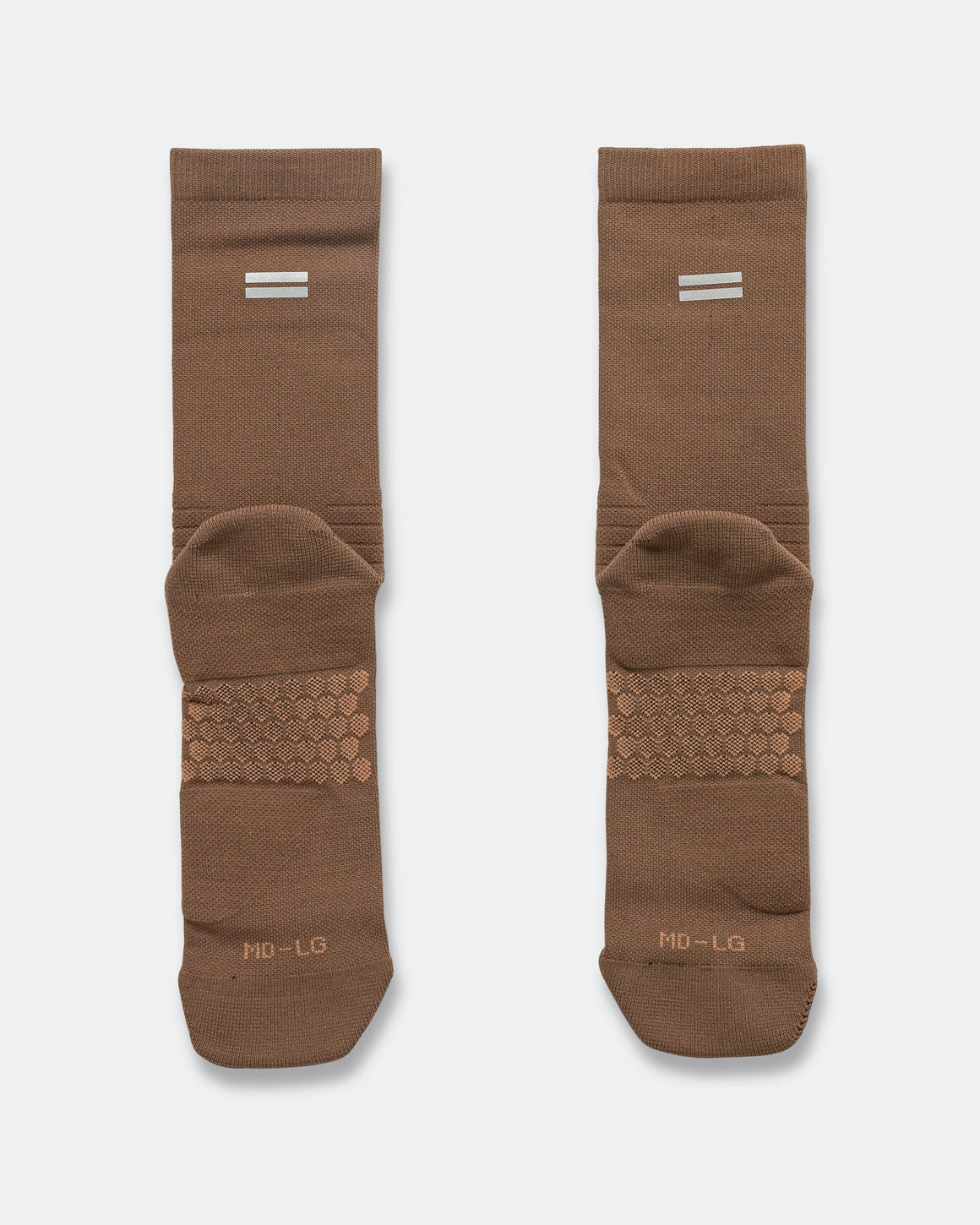 Shyu - Half Crew Racing Socks - Espresso/Espresso - Up There Athletics
