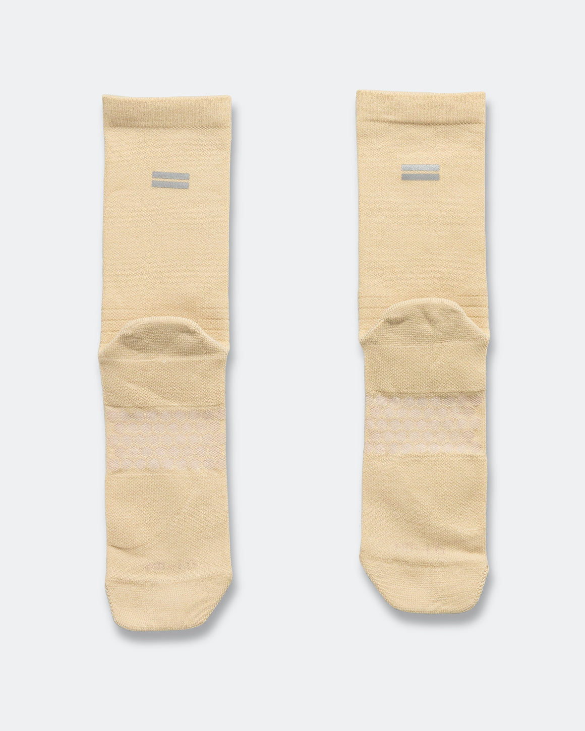 Shyu - Half Crew Racing Socks - Latte/Latte - Up There Athletics