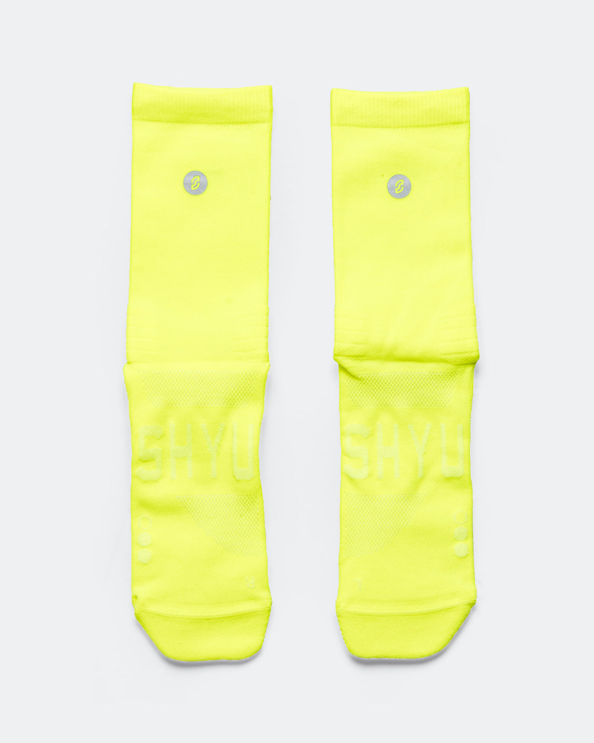 Shyu - Half Crew Racing Socks - Volt/Volt - Up There Athletics