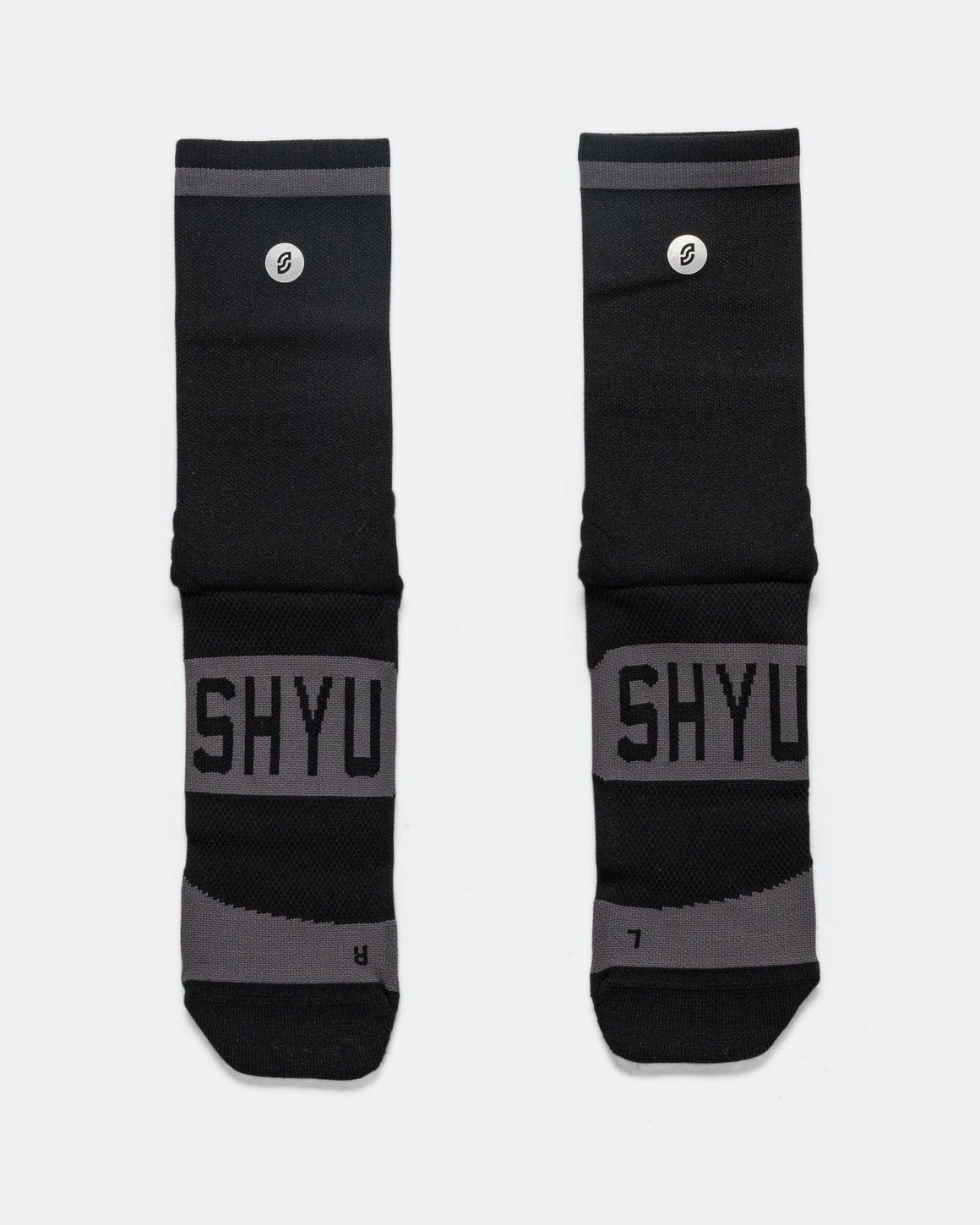 Shyu - Half Crew Training Socks v2.0 3 Pack - Black - Up There Athletics