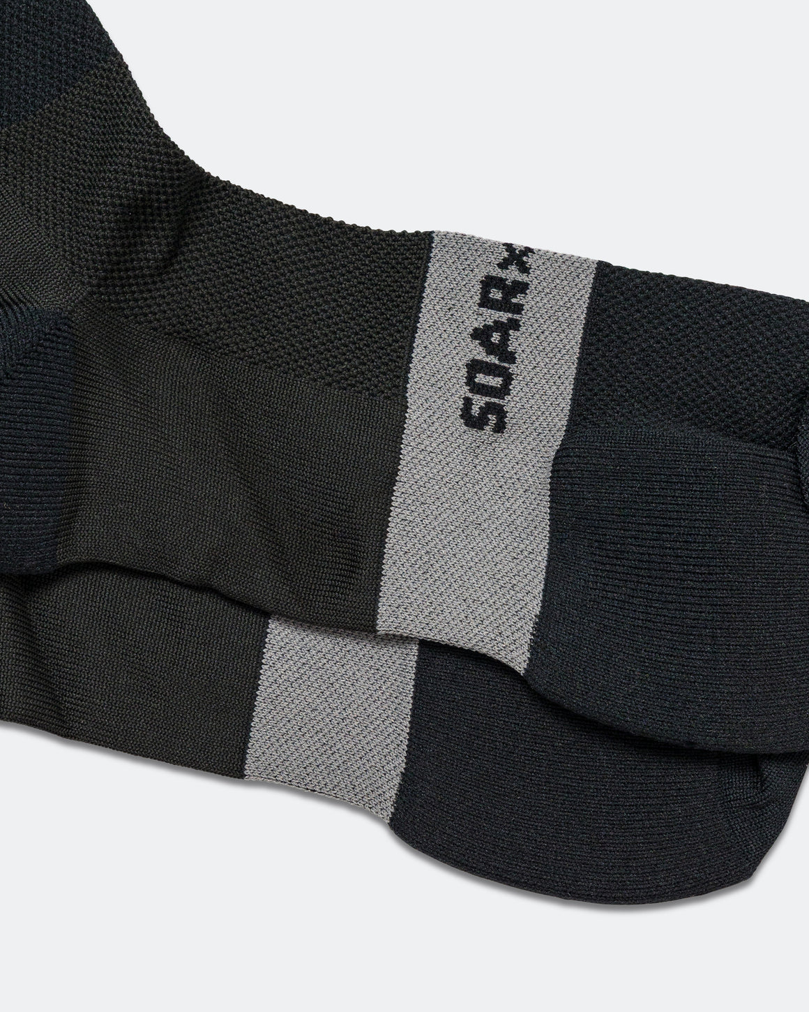 Soar - Core Crew Sock - Black - Up There Athletics