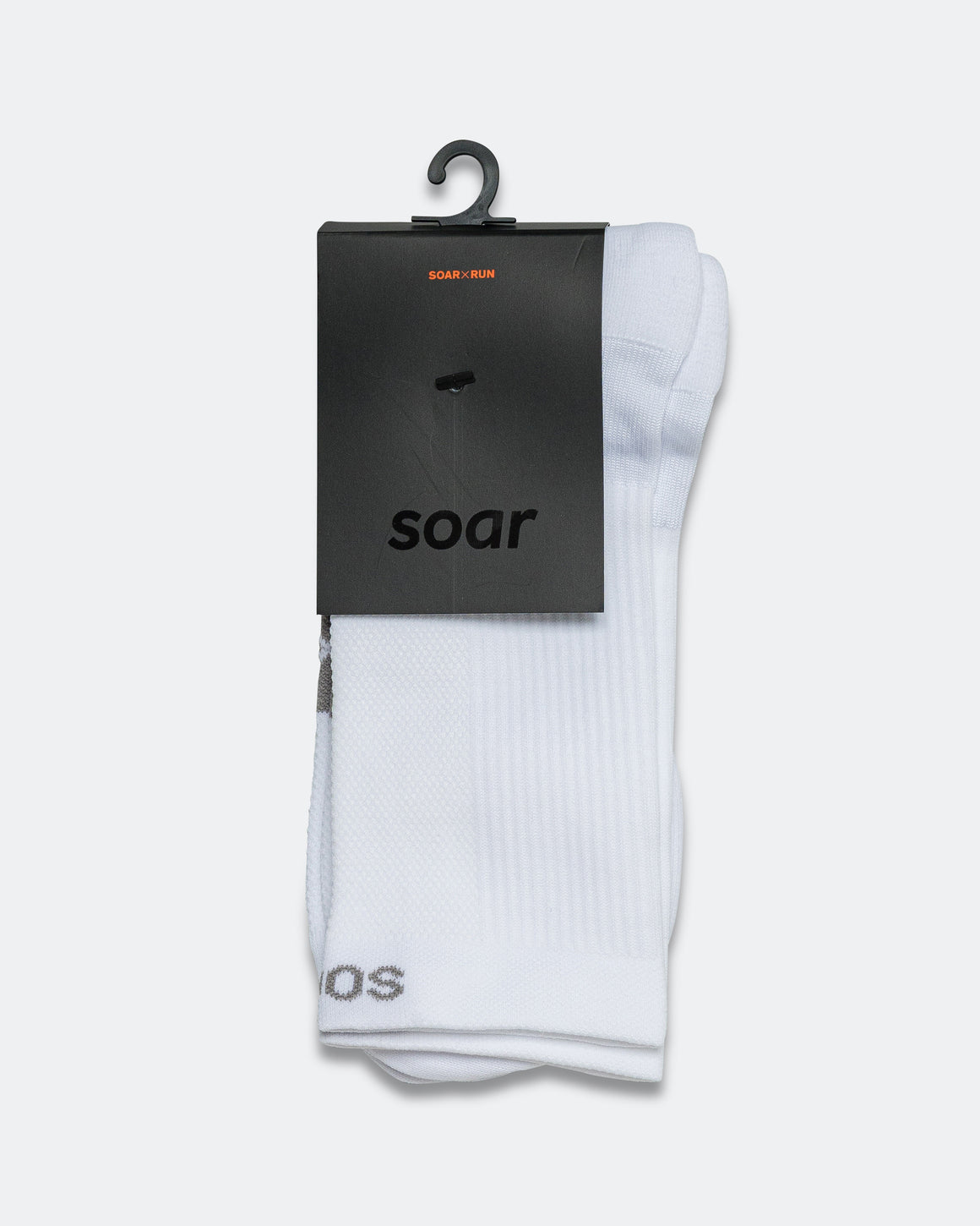 Soar - Core Crew Sock - White - Up There Athletics