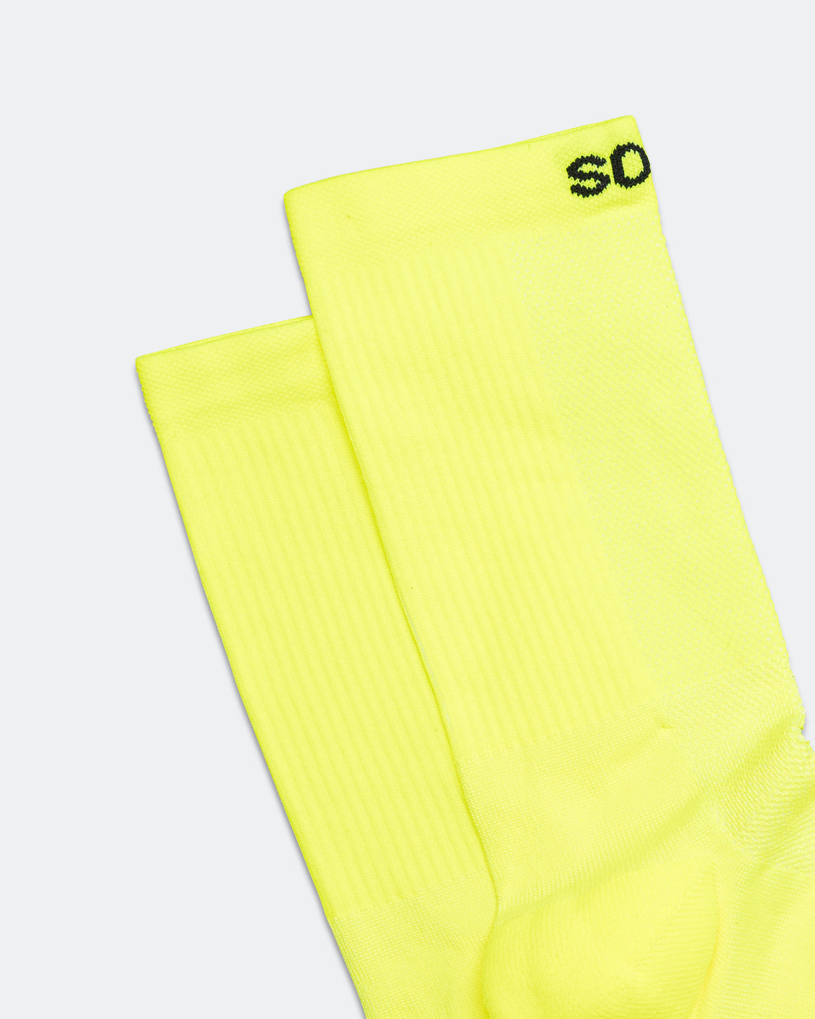 Soar - Core Crew Sock - Fluro Yellow - Up There Athletics