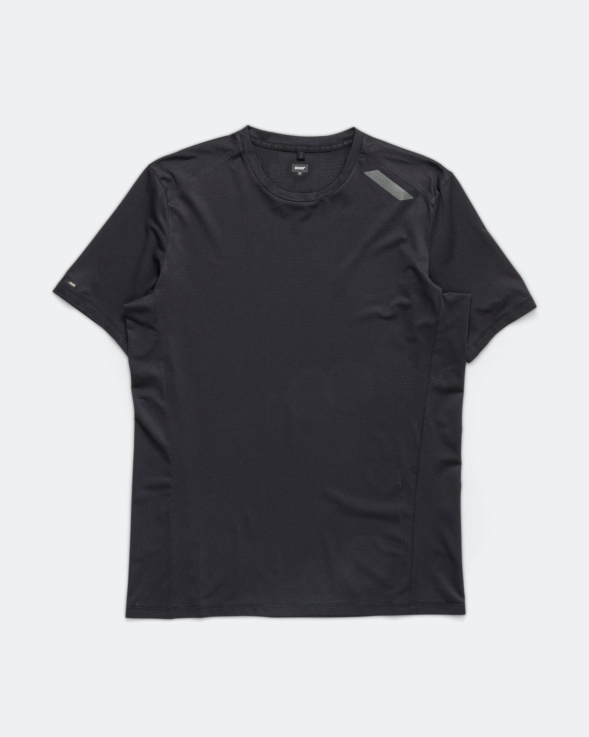 Soar - Mens Eco Tech T - Black - Up There Athletics
