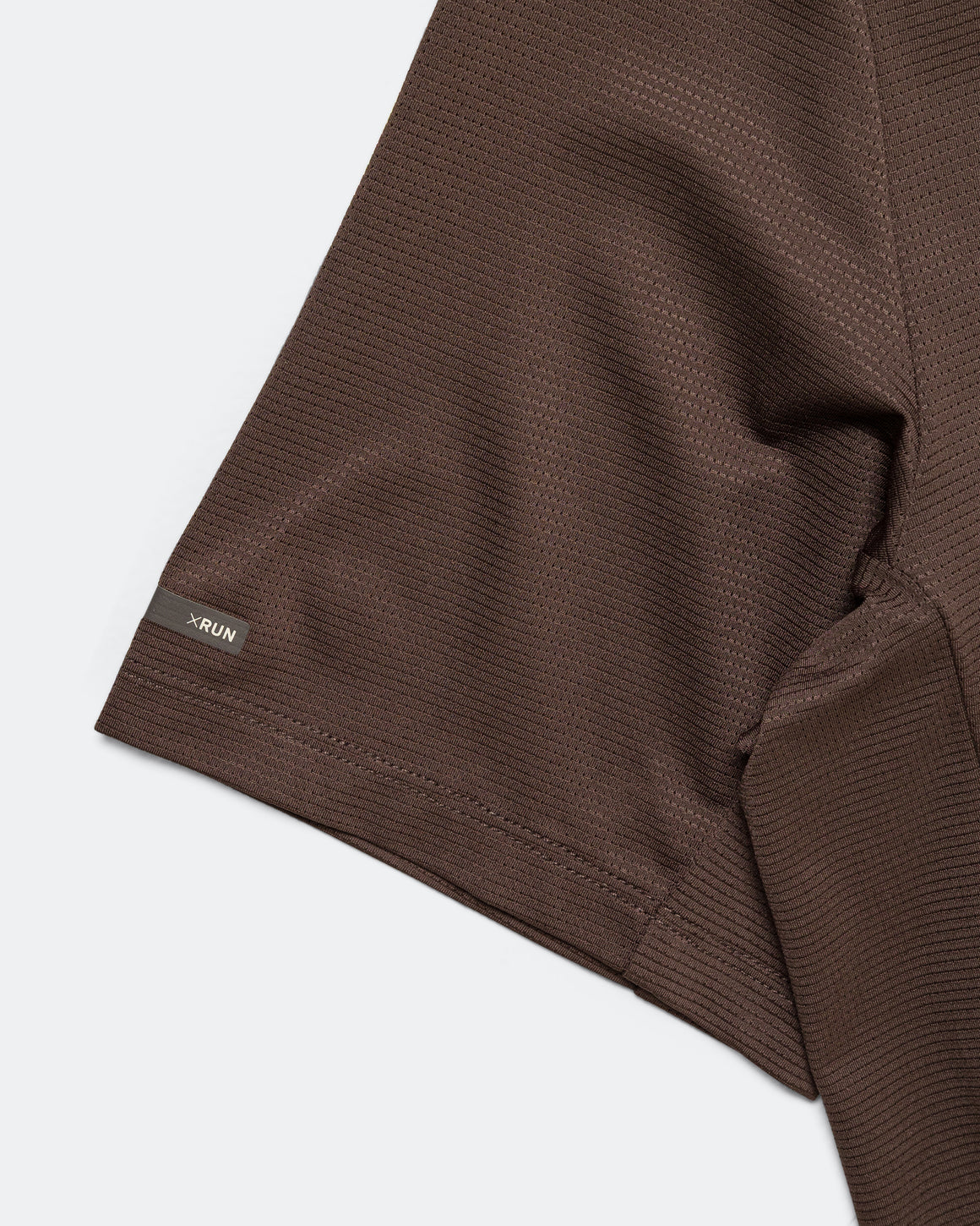 Soar - Mens Eco Tech T - Dark Brown - Up There Athletics