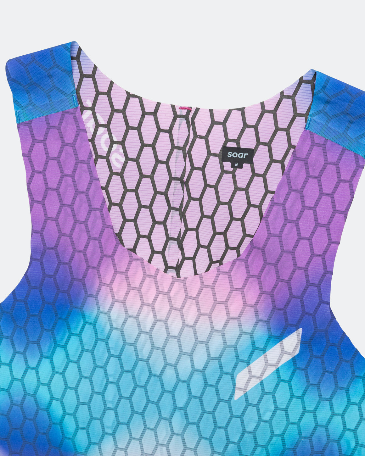 Soar - Mens Graphene Vest - Magenta/Blue - Up There Athletics