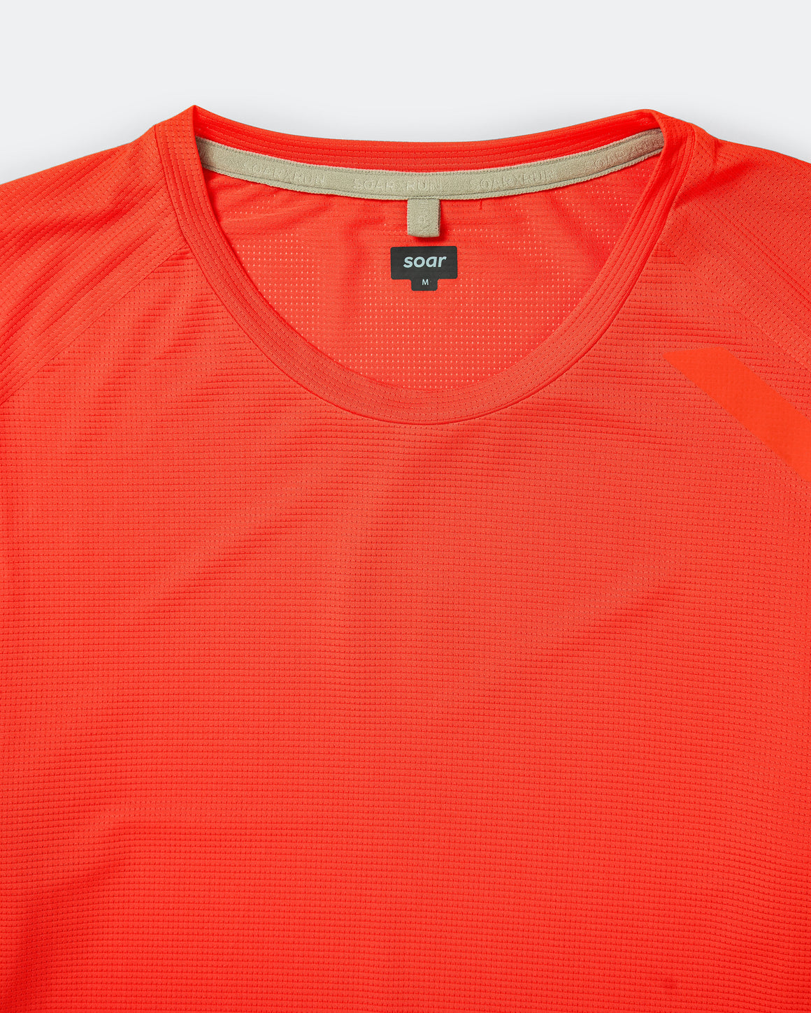 Soar - Mens Long Sleeve Tech T - Orange - Up There Athletics