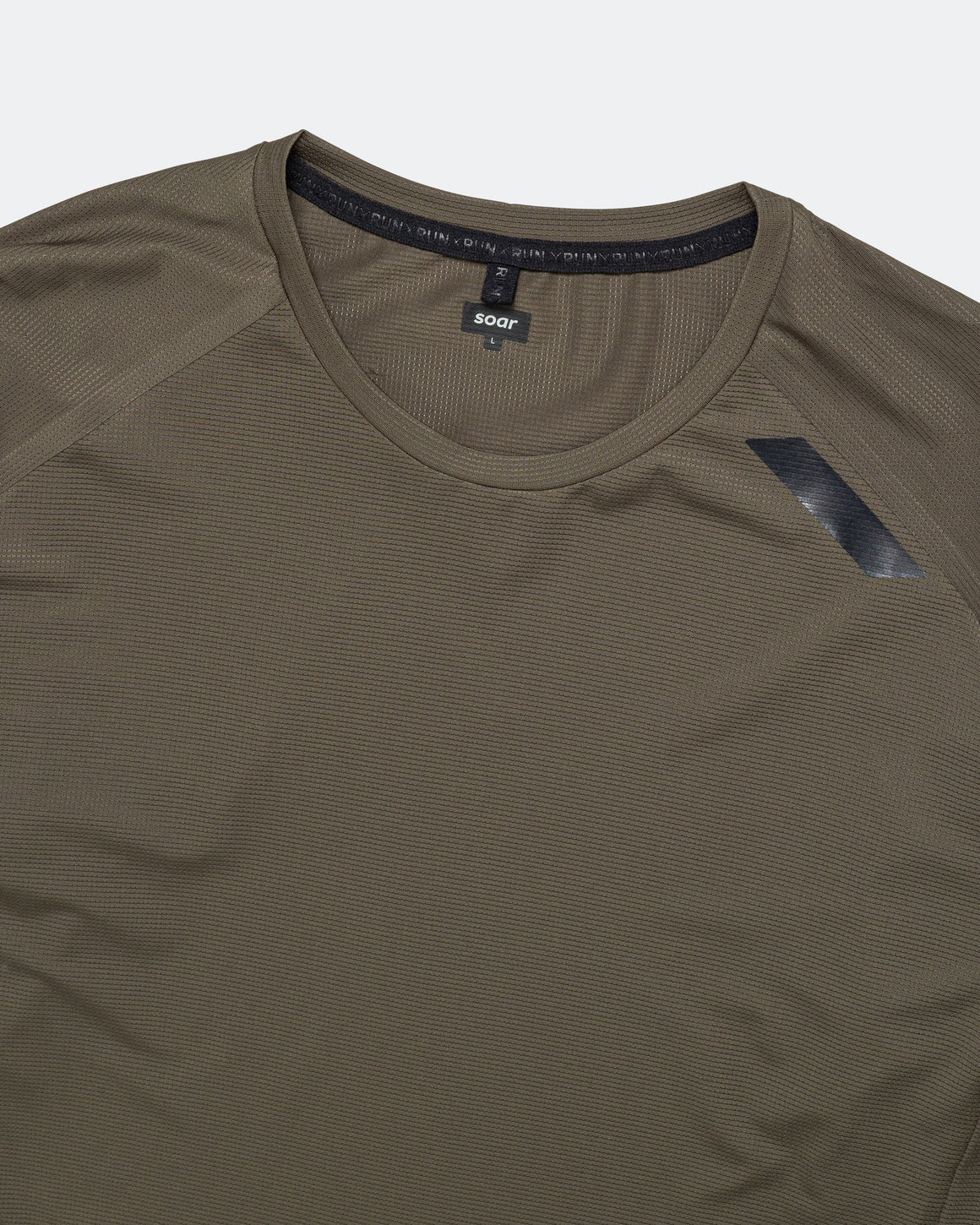 Soar - Mens LS Tech T - Dark Green - Up There Athletics