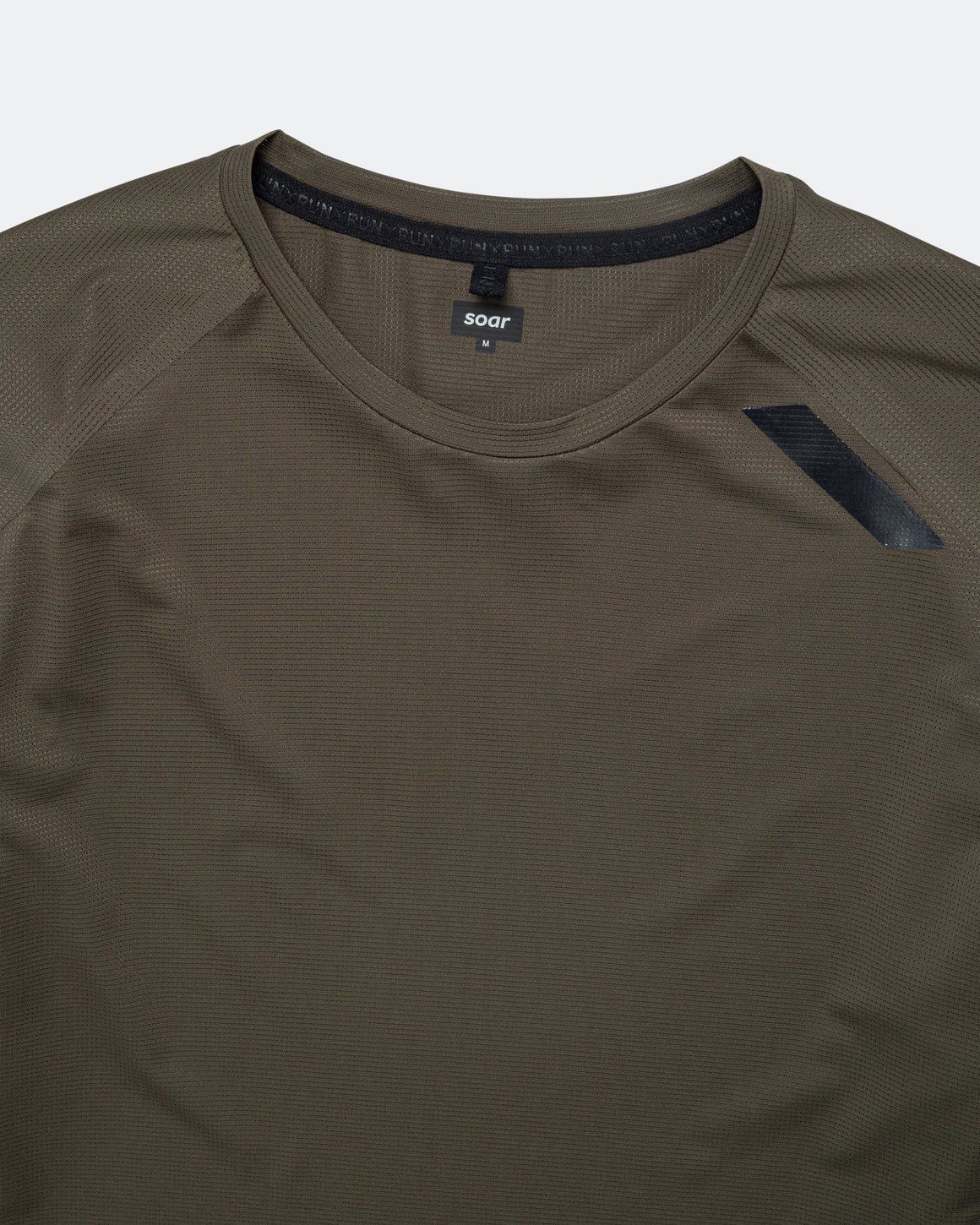 Soar - Mens LS Tech T - Dark Green - Up There Athletics