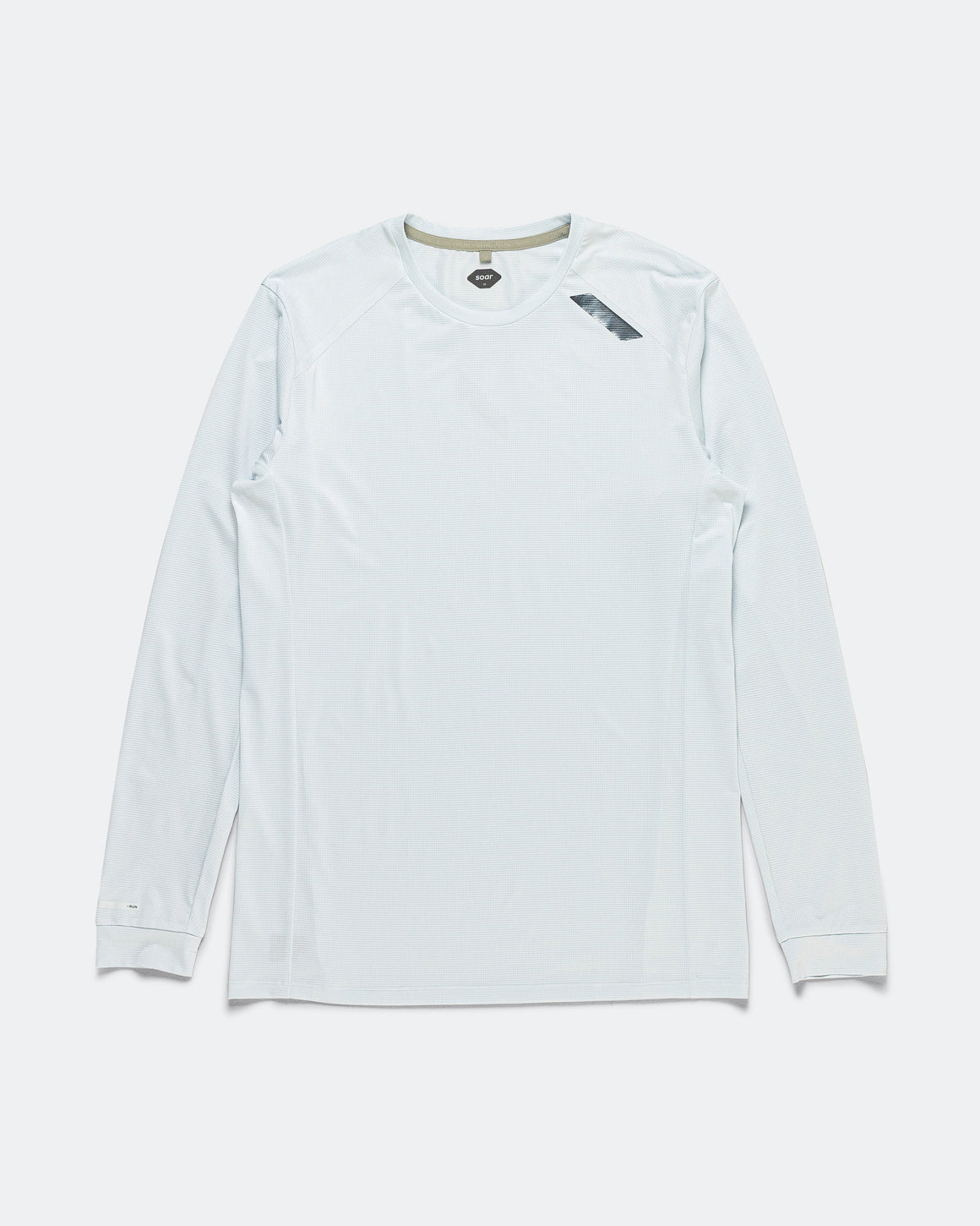 Soar - Mens LS Tech T - Halogen Blue - Up There Athletics