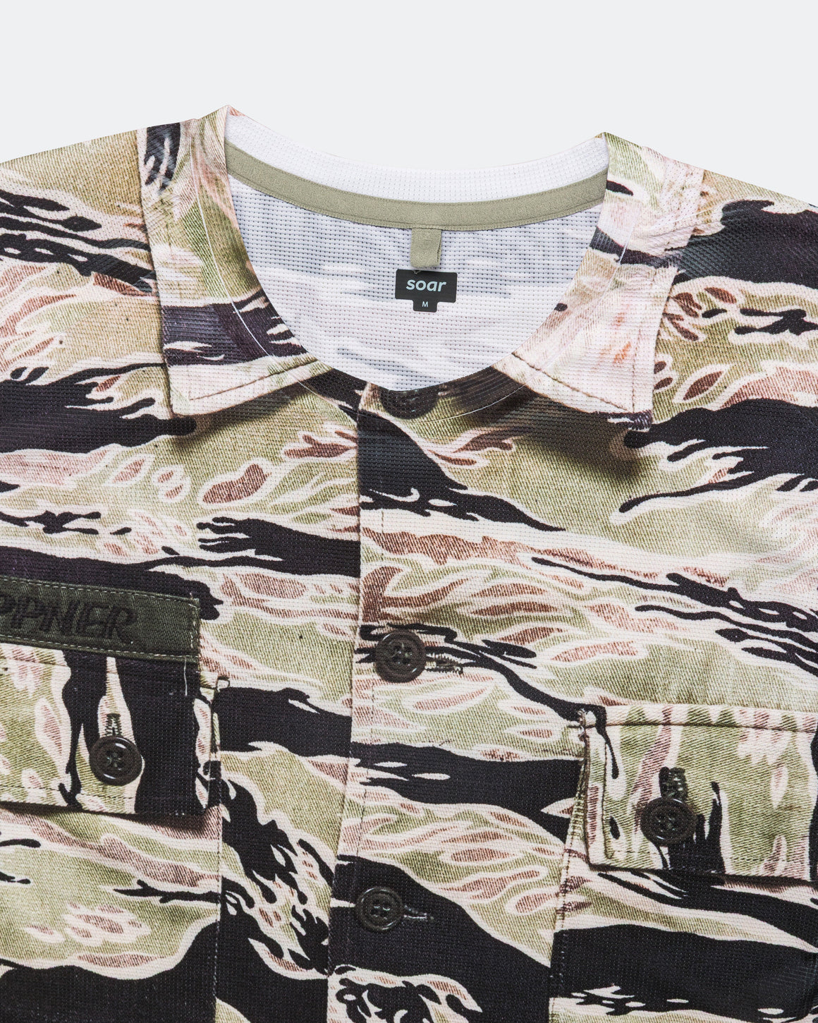 Soar - Mens Printed Tech T - Camouflage - Up There Athletics