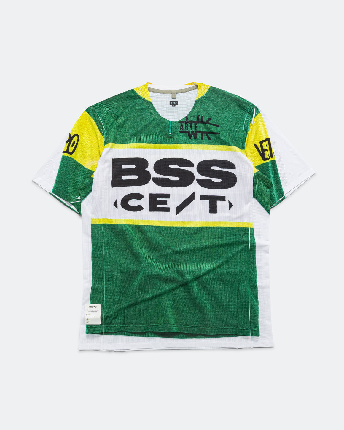 Soar - Mens Printed Tech T - Cycling Jersey - Up There Athletics