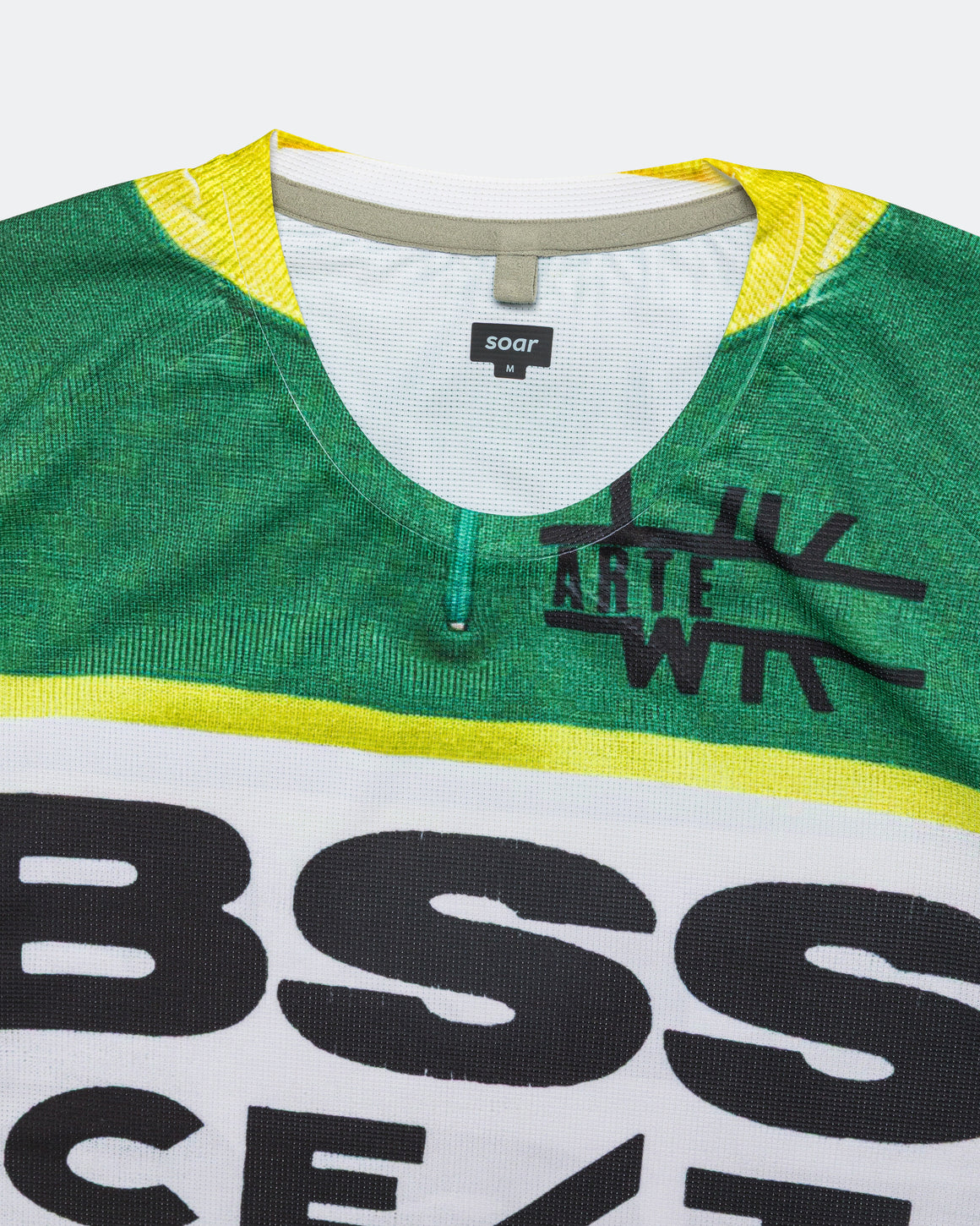 Soar - Mens Printed Tech T - Cycling Jersey - Up There Athletics