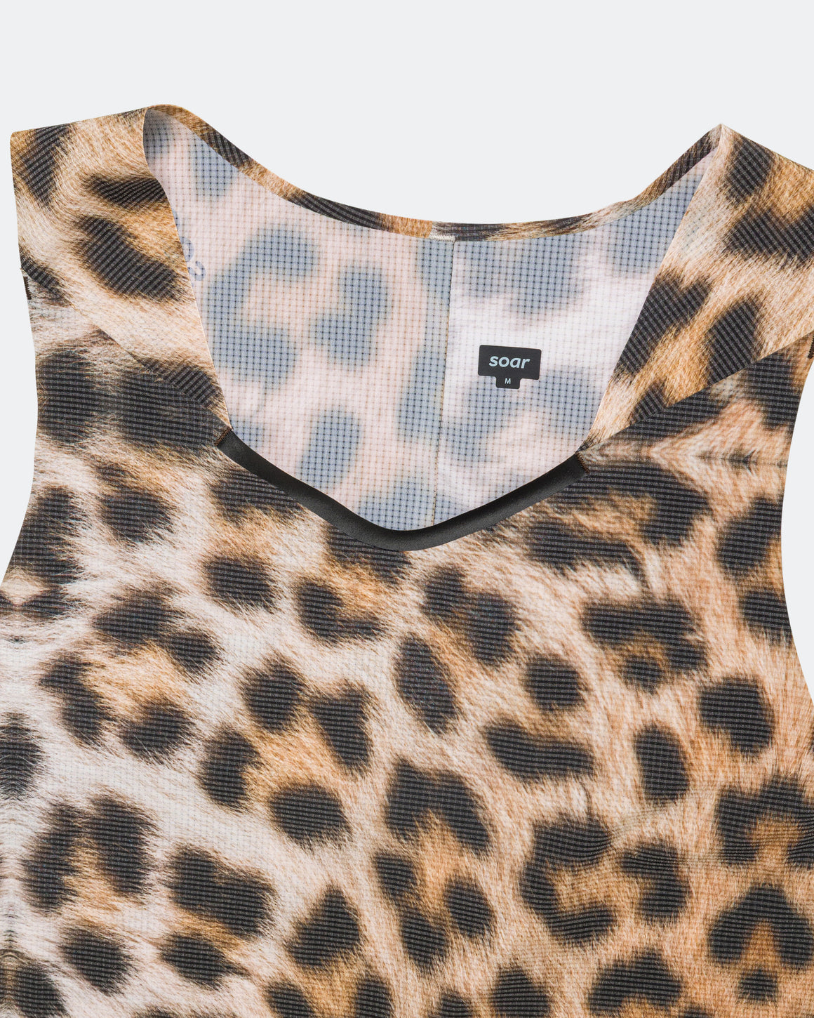 Soar - Mens ProtoLab Silk Vest - Leopard - Up There Athletics
